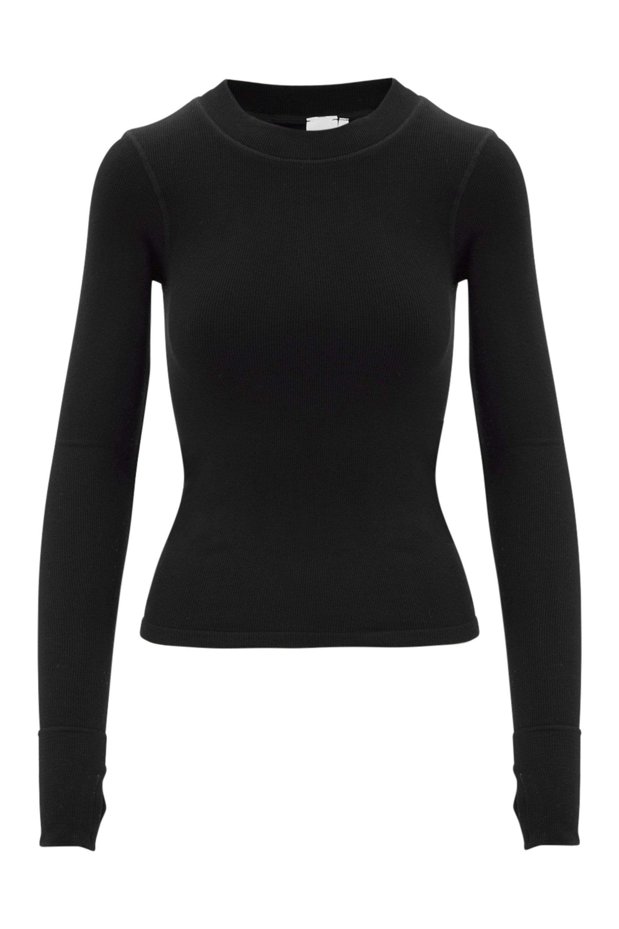 Maia Micromodal Soft Rib Longsleeve - Black