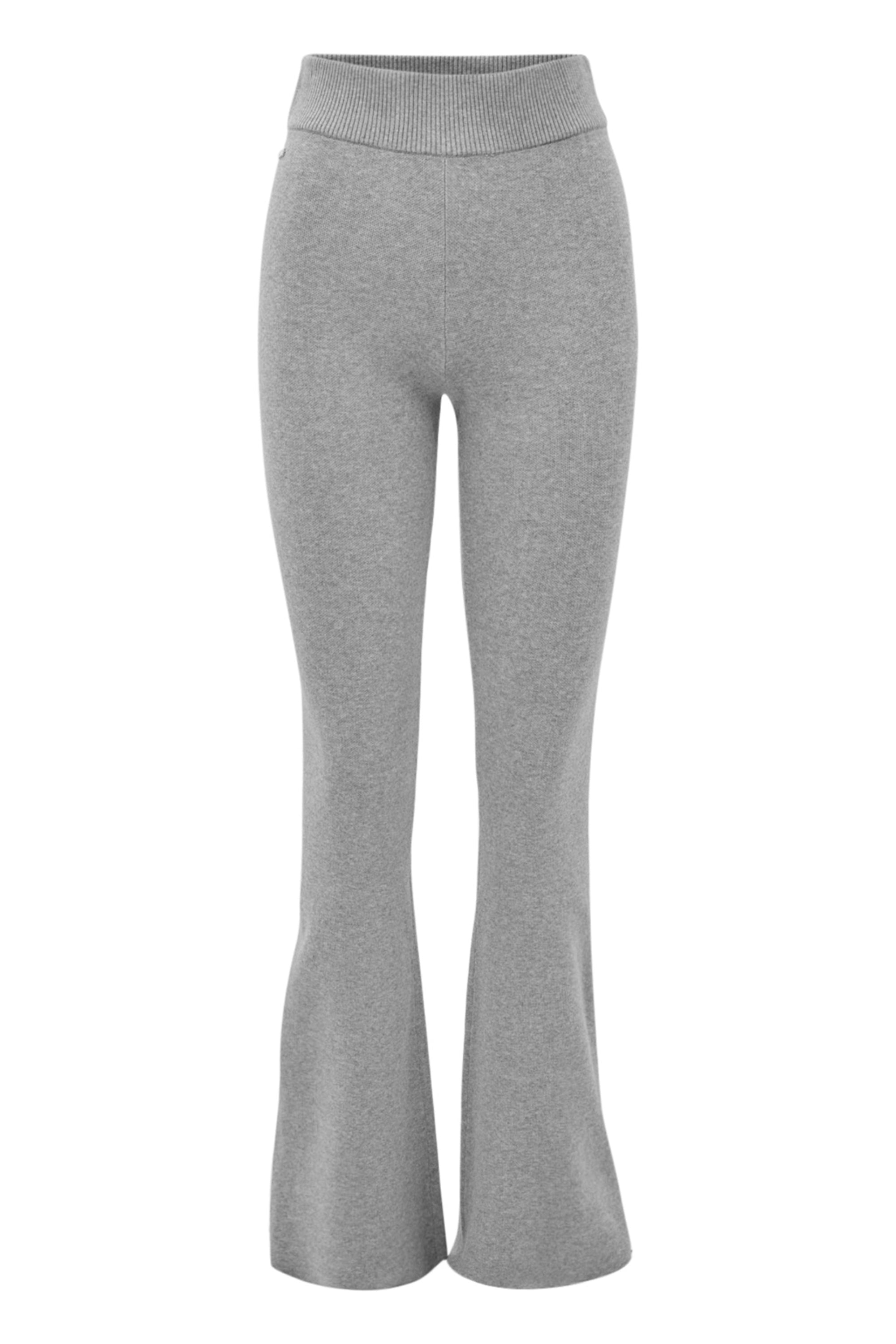 Olly Flare Pants - Grey Melange