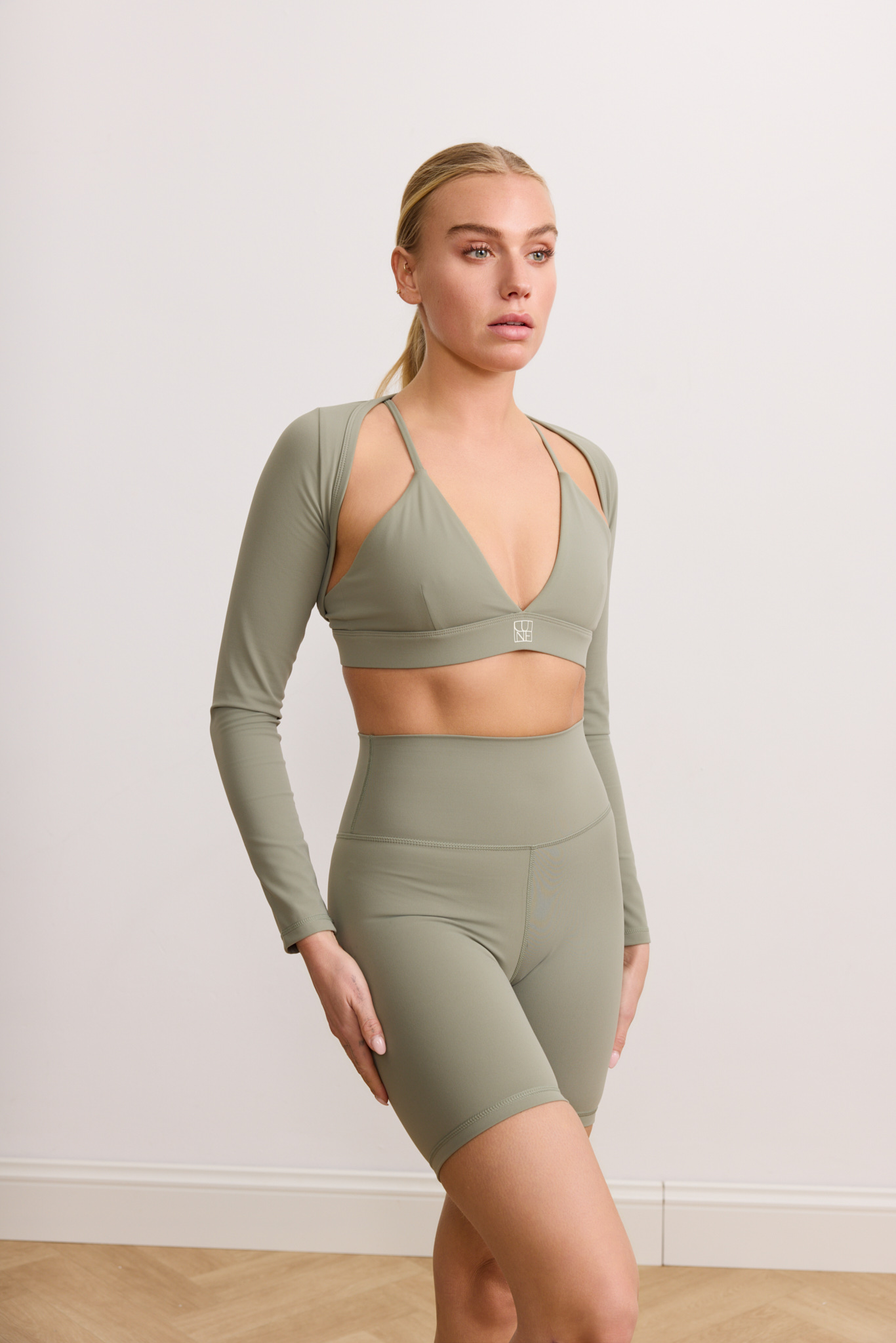 RIVER LIFT biker shorts - Olive