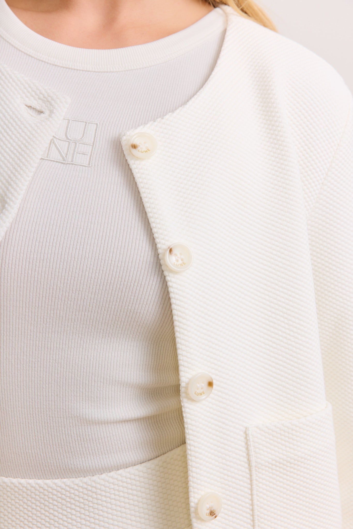 MOON CLASSIC Short jacket - Marshmellow