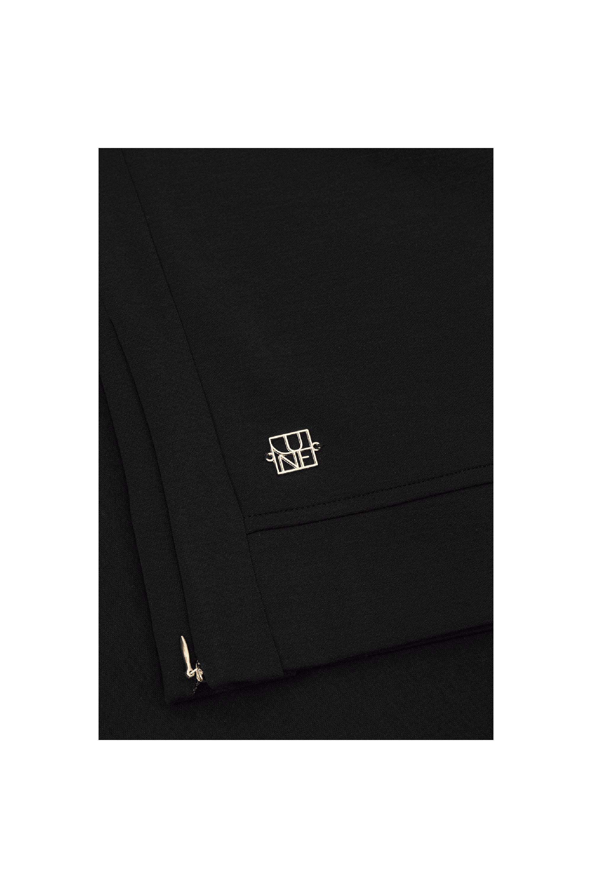 EVA sleeveless hoodie - Black