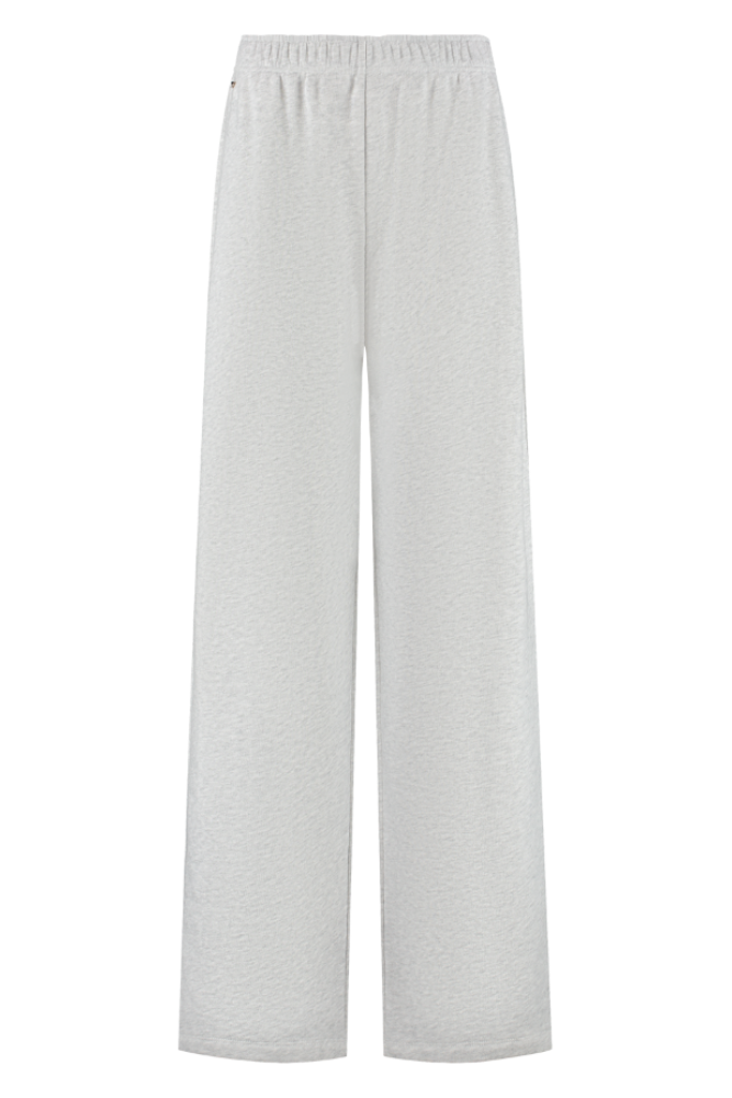 Amelia Straight Leg Pants - Grey Melange
