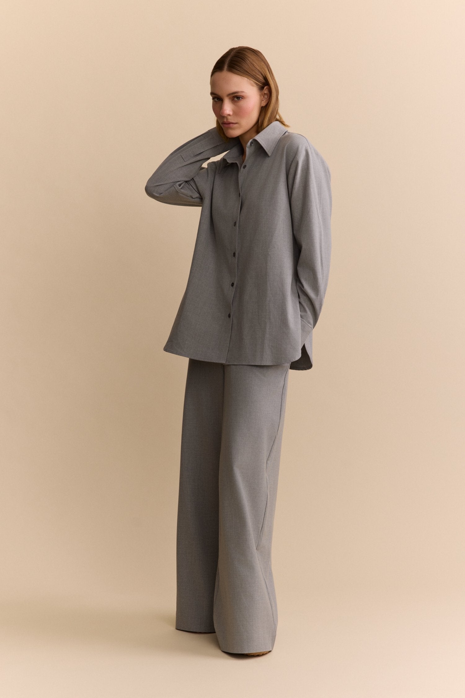 Lisa Blouse - Grey Melange