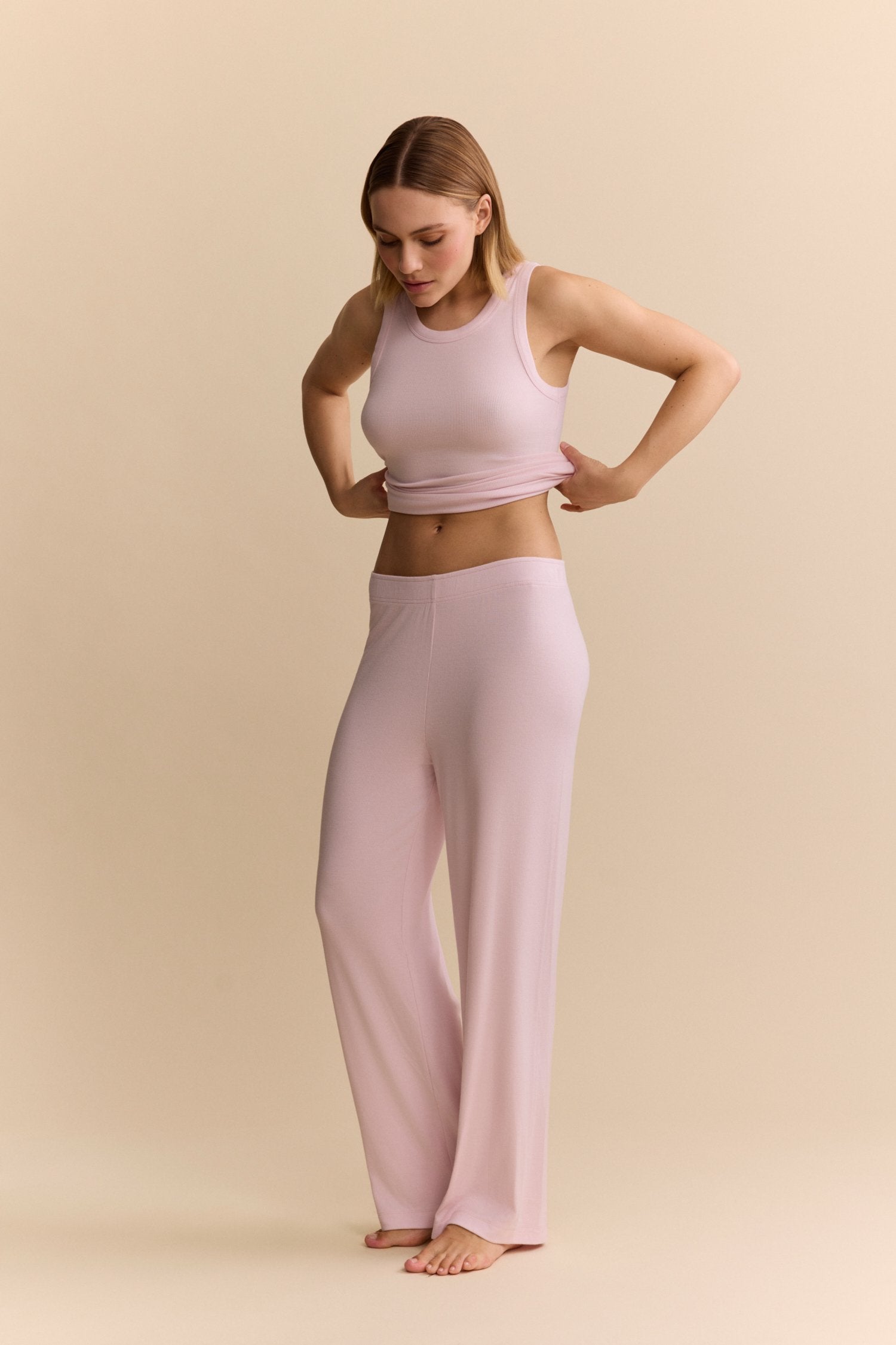 Mila Tank - Mauve Pink