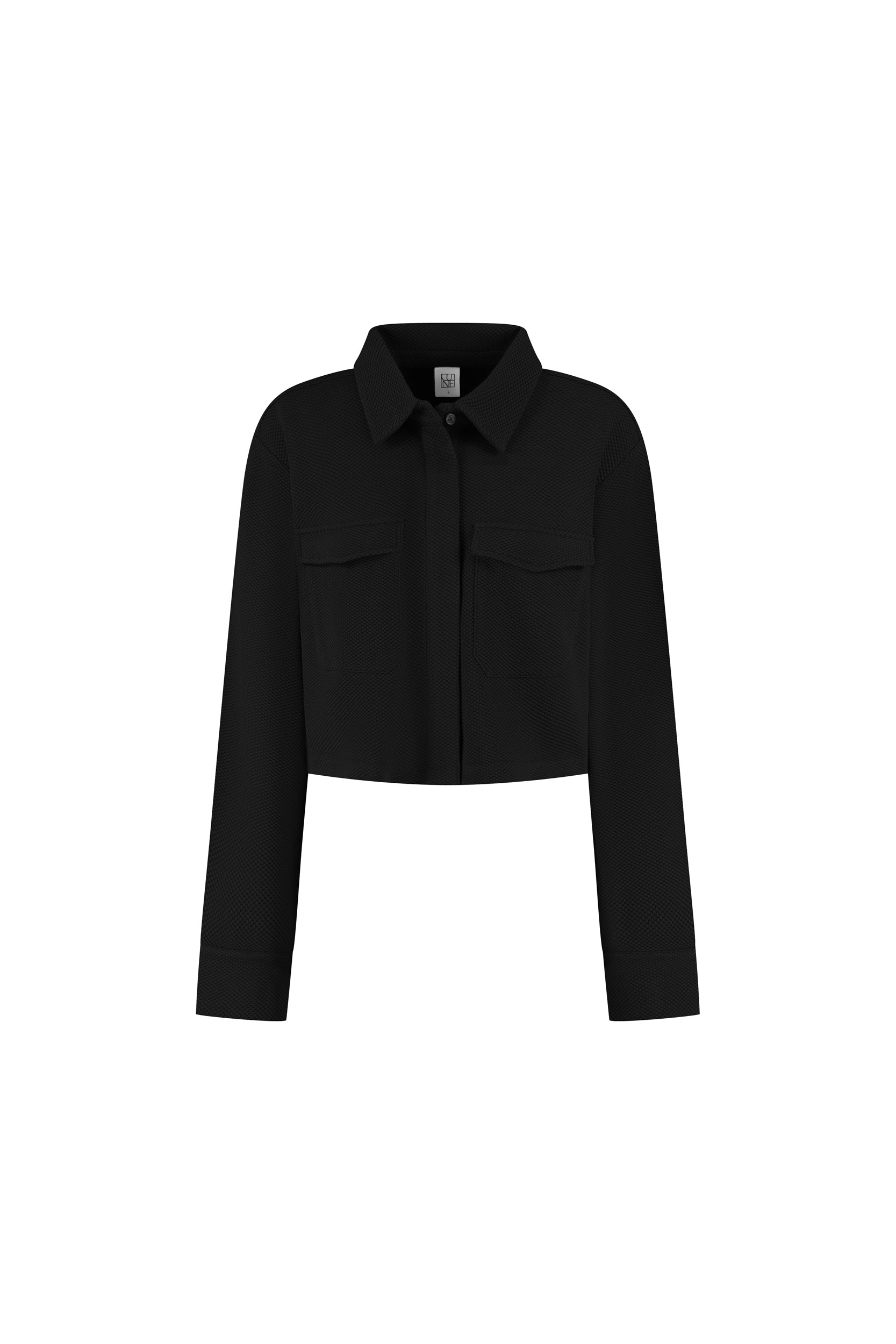 Moon Classic Short Blouse - Black