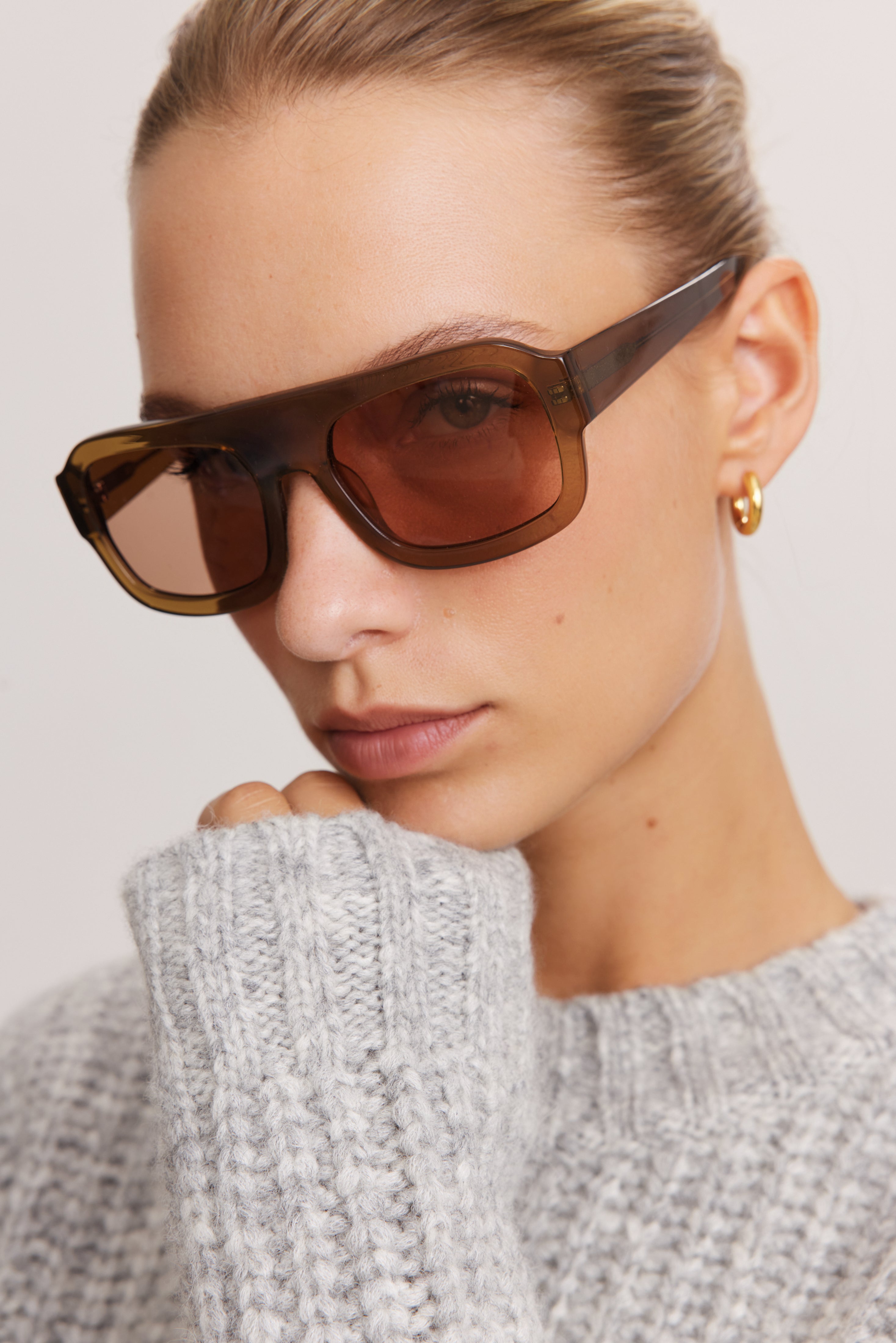 Hudson Crew Sweater - Grey Melange