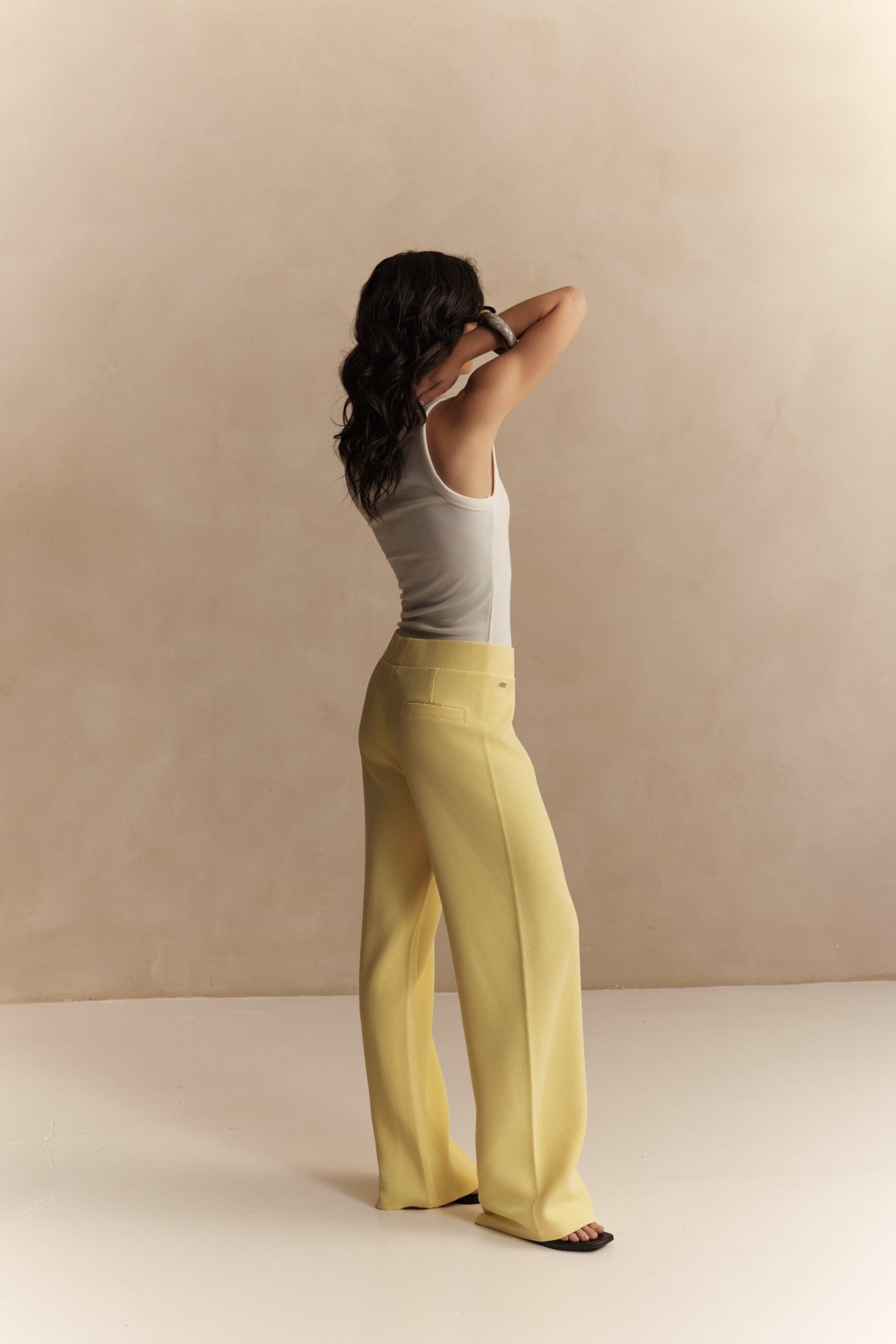 Moon Flared Pants - Vanilla