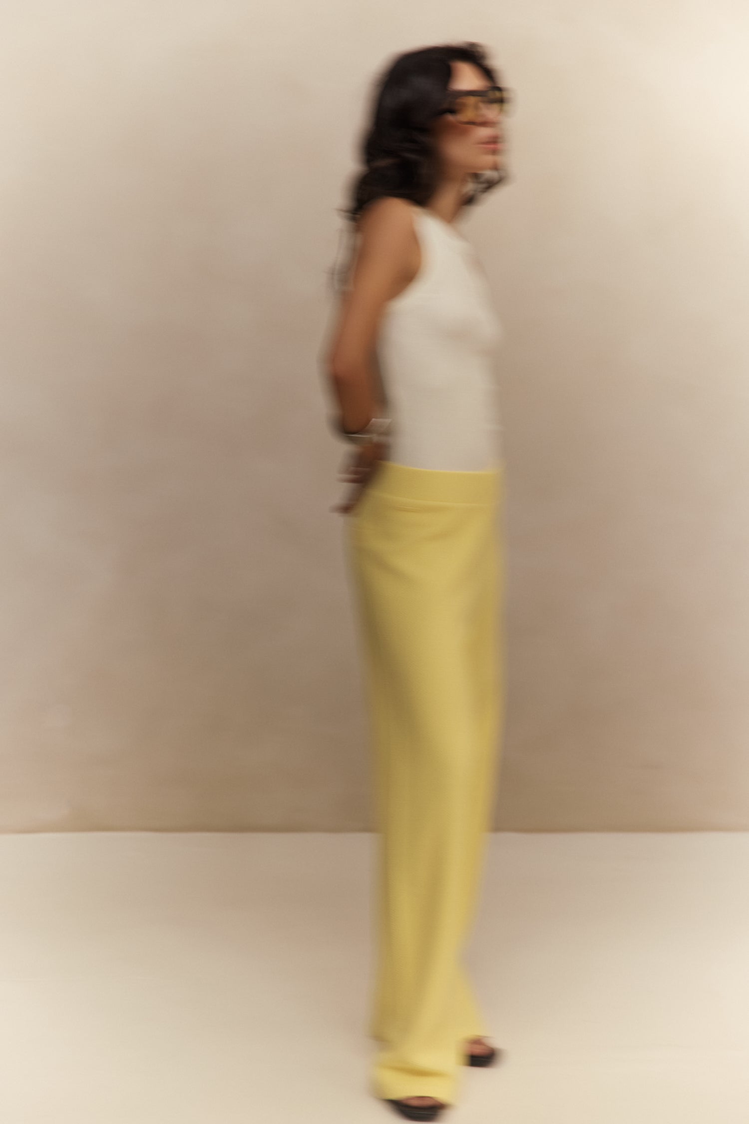 Moon Flared Pants - Vanilla