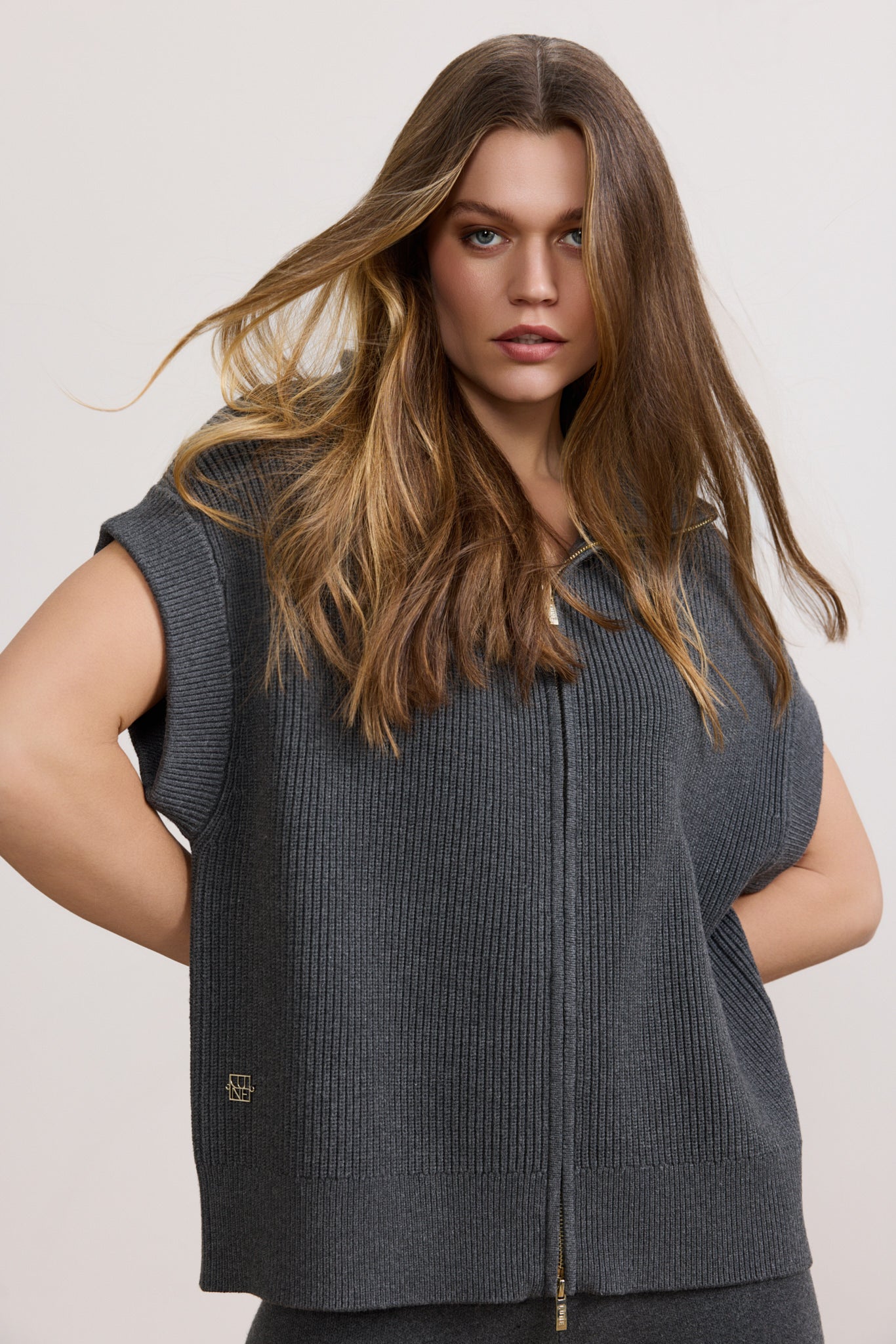 Olly Oversized Spencer - Dark Grey