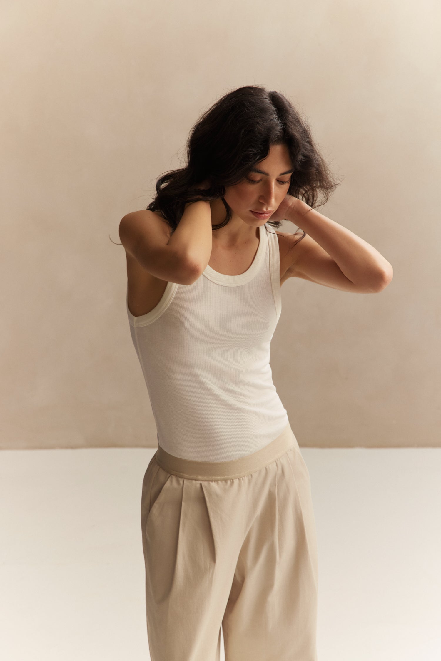 Mila Tank - Creme