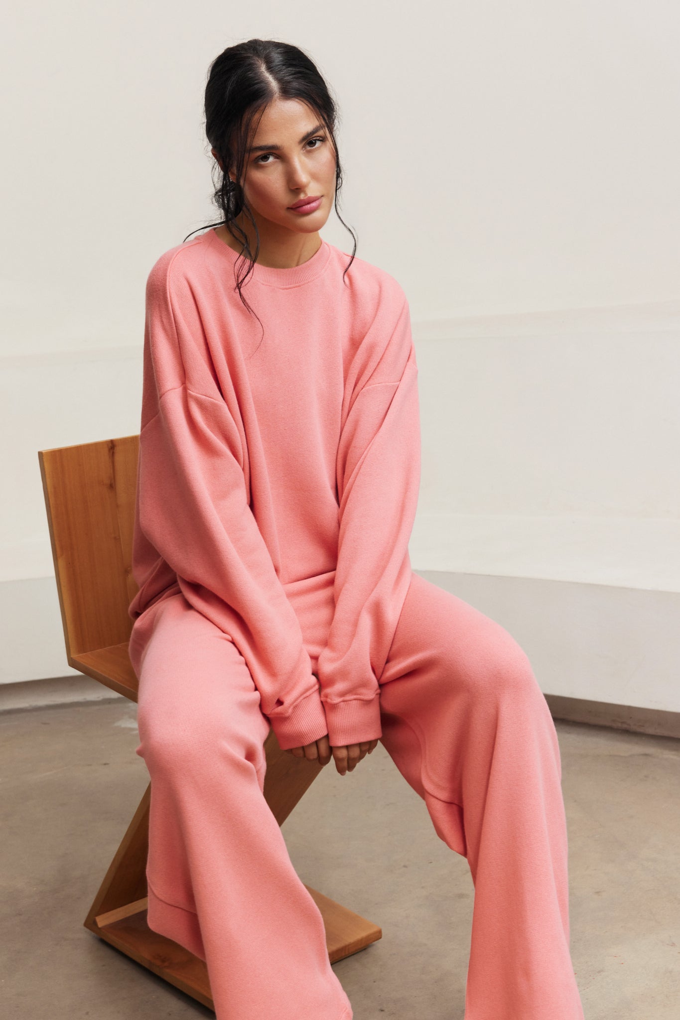 Amelia Straight Leg Pants - Grapefruit