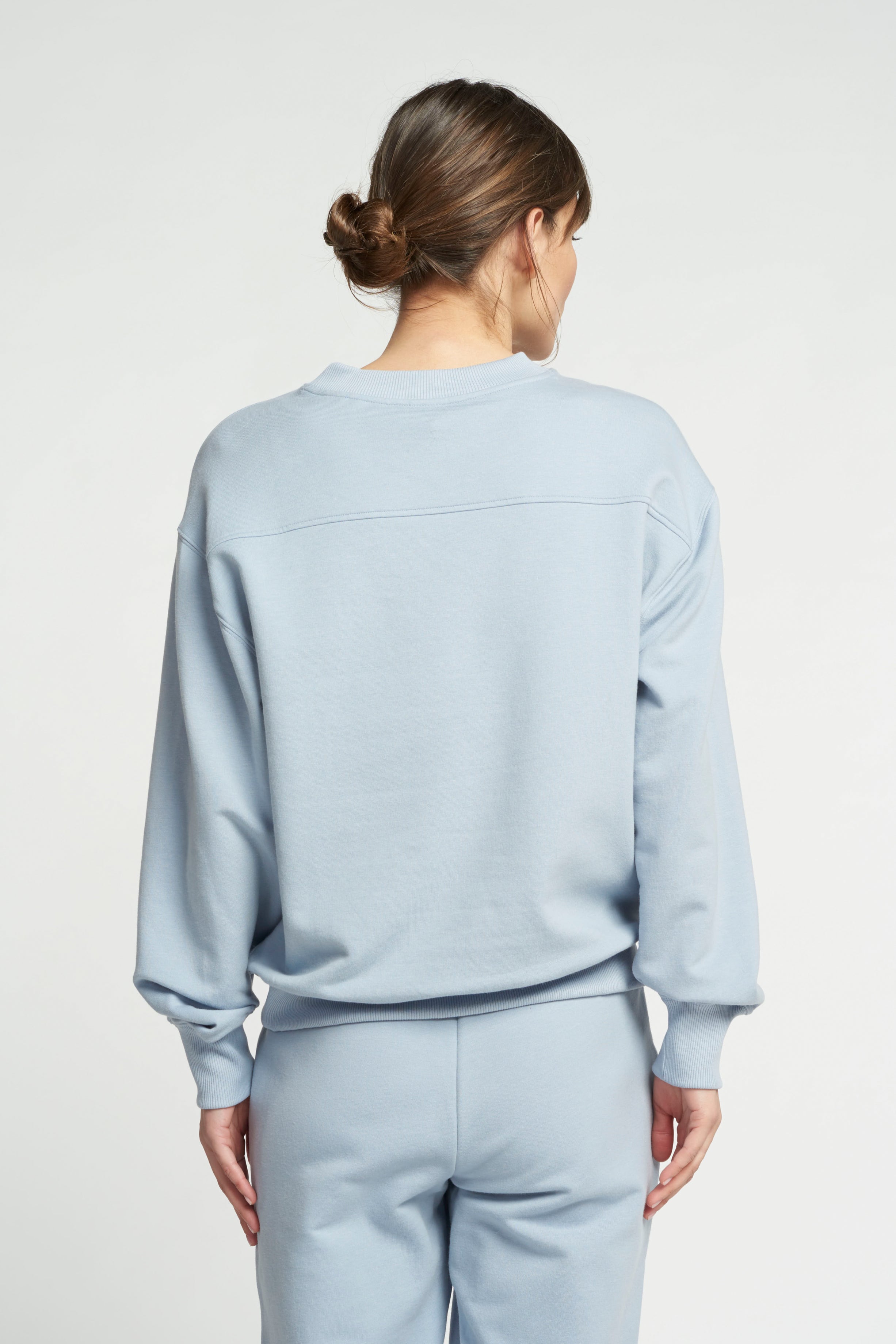 Finn crew-neck sweater - Dusty Blue