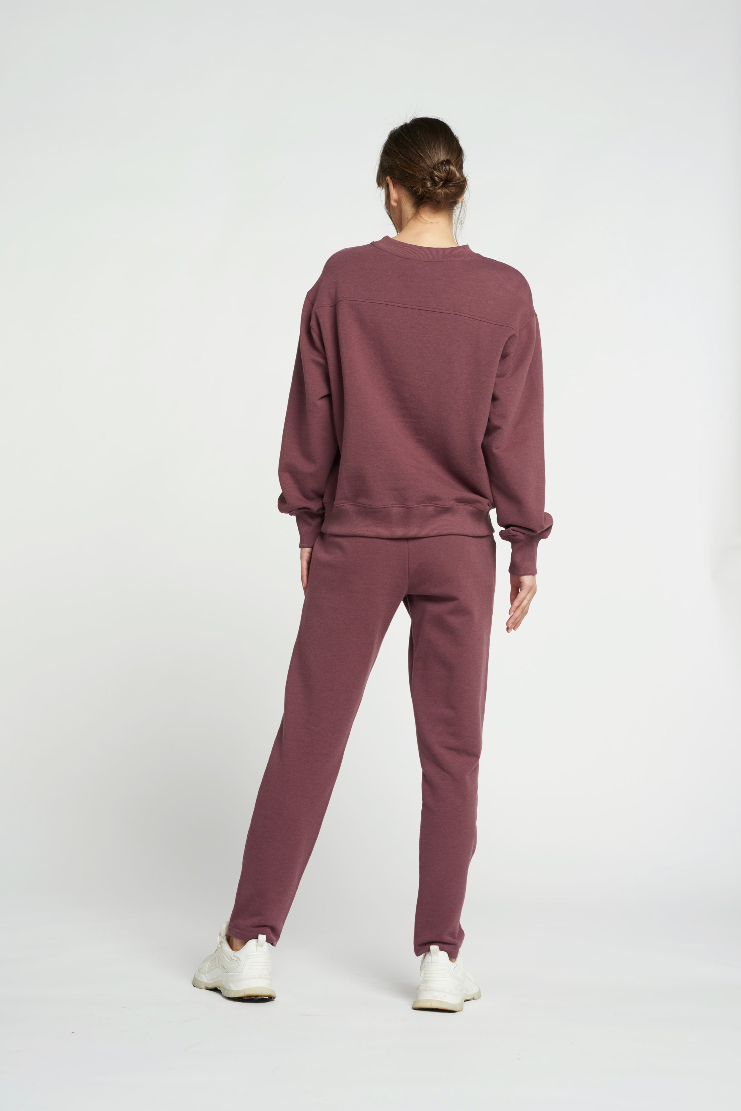 Finn straight leg pants - Plum