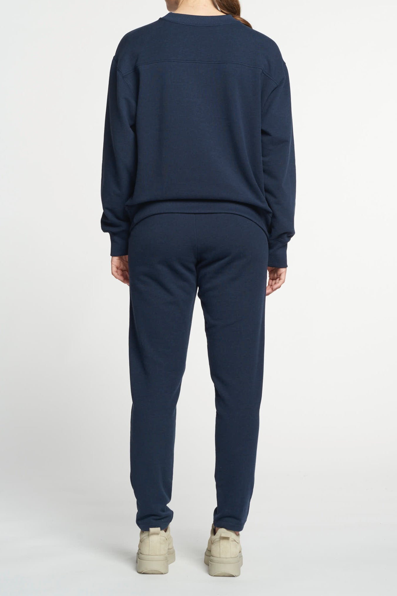 Finn crew-neck sweater - Night Blue