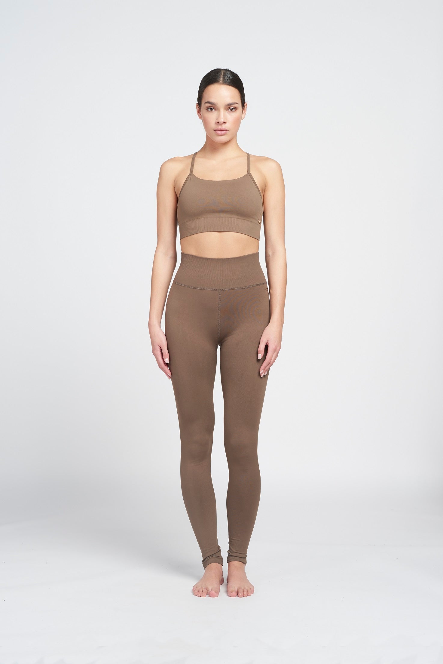 Jayne soft stretch legging - Burnt Olive