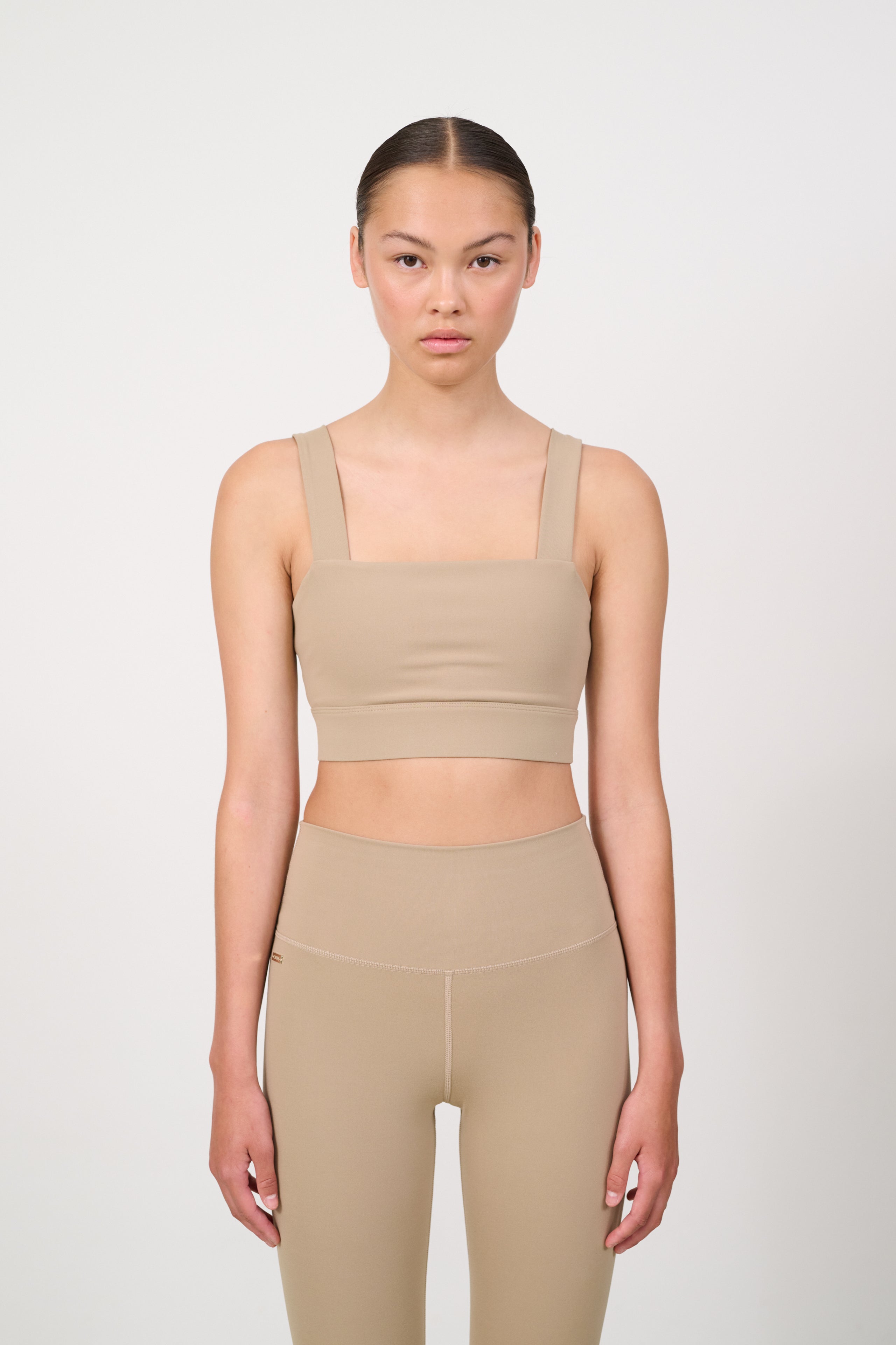 RIVER LIFT square neck bra - Dune