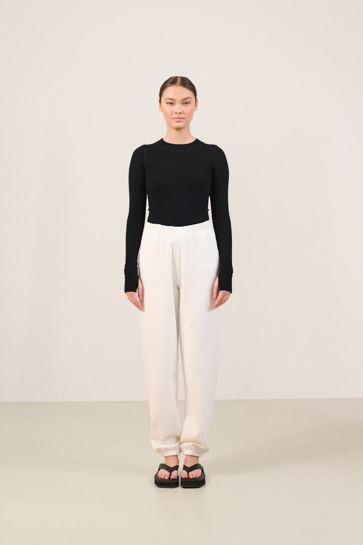 ZANE 100% ORGANIC COTTON jogger - Marshmellow