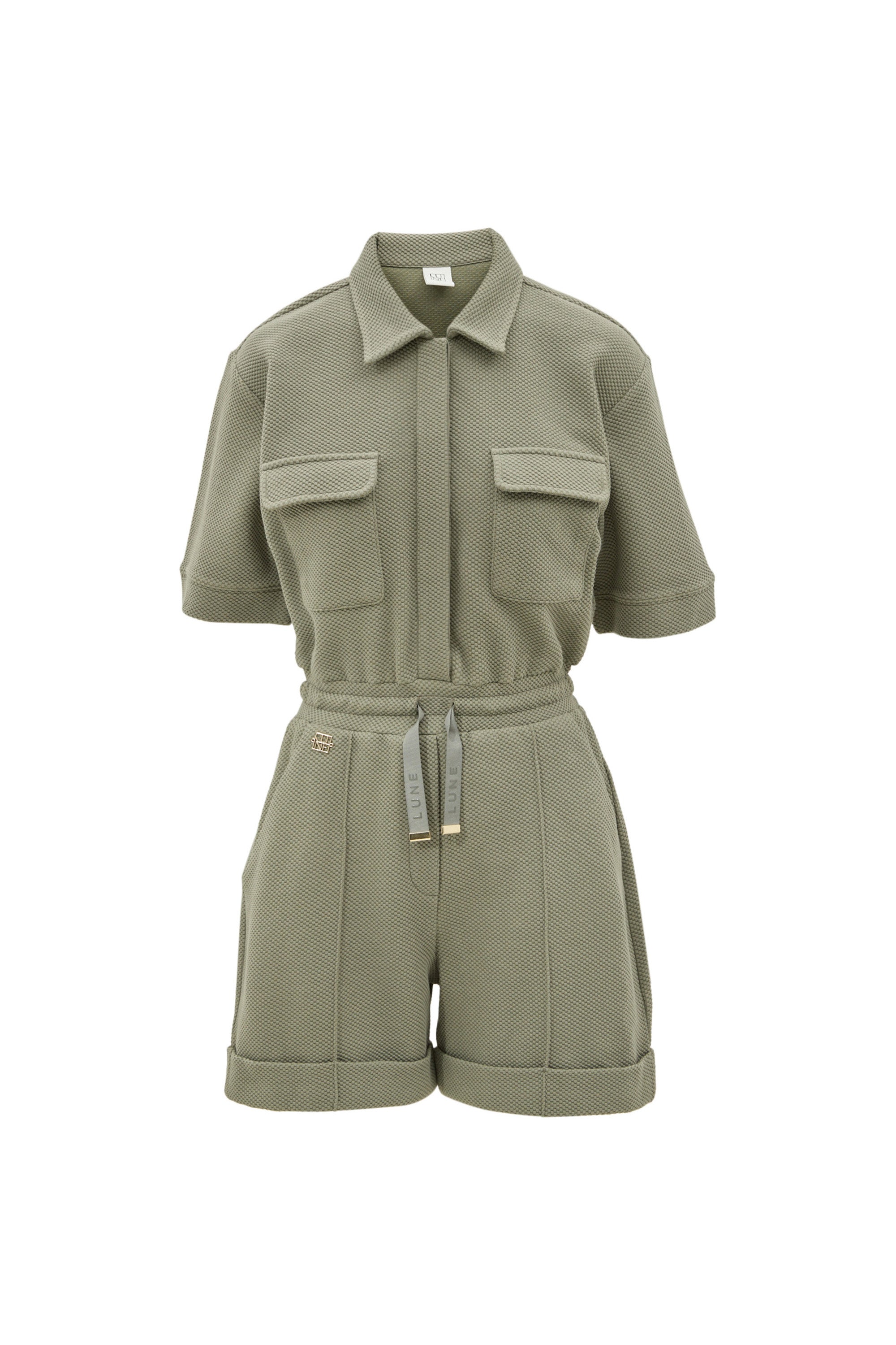 MOON CLASSIC Short Jumpsuit - Olive