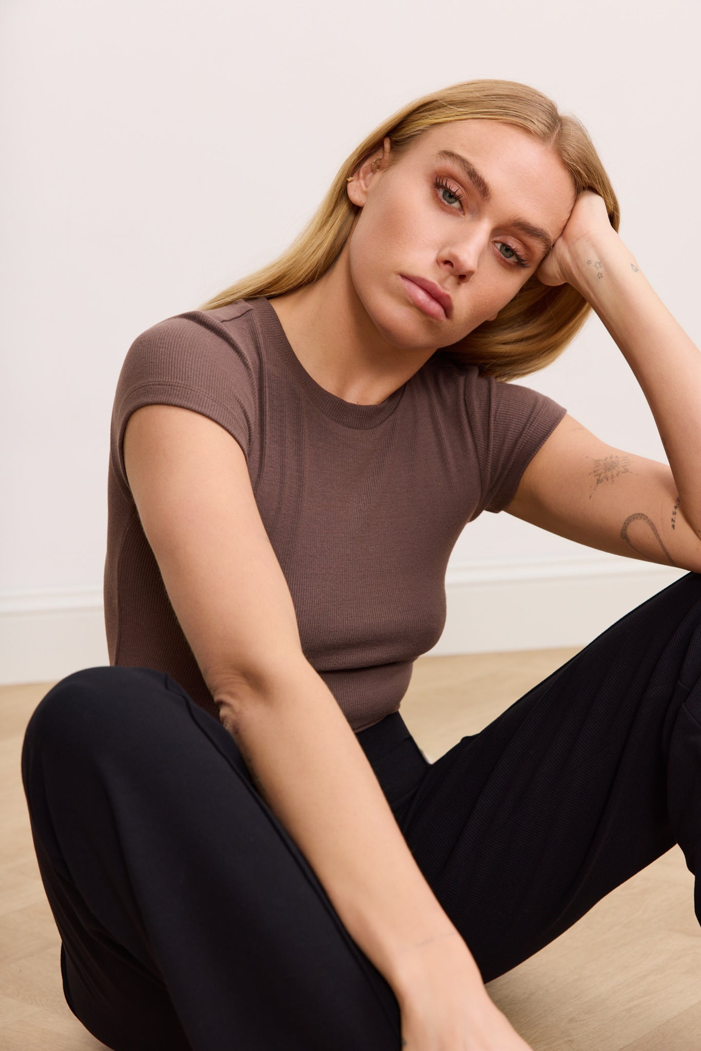 MILA soft tee - Chocolate