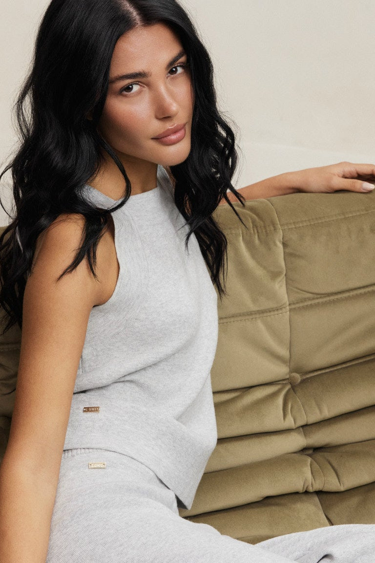 Olly Tank - Grey Melange