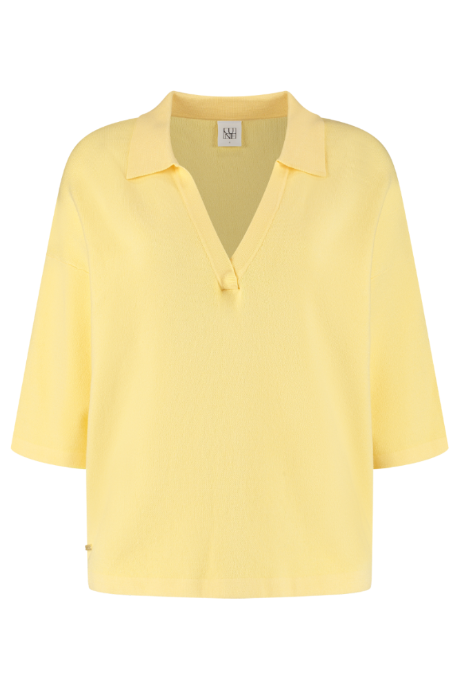 Olly V Neck Top - Vanilla