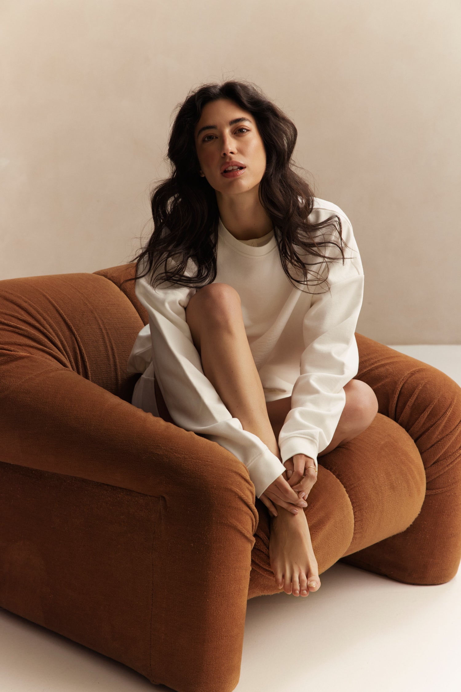 Amelia Crewneck Sweatshirt - Marshmellow
