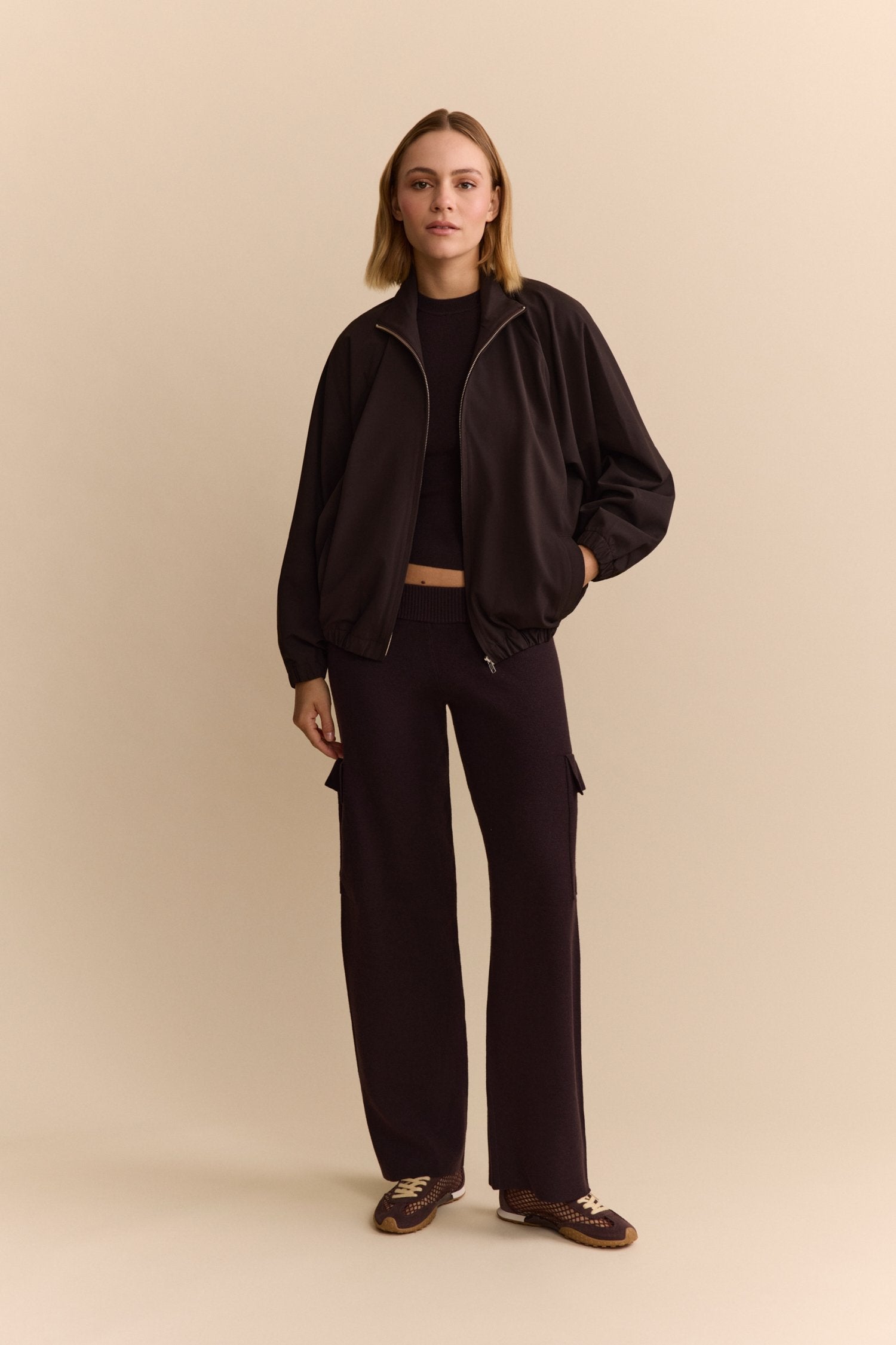 Olly Cargo Pants -  Dark Espresso
