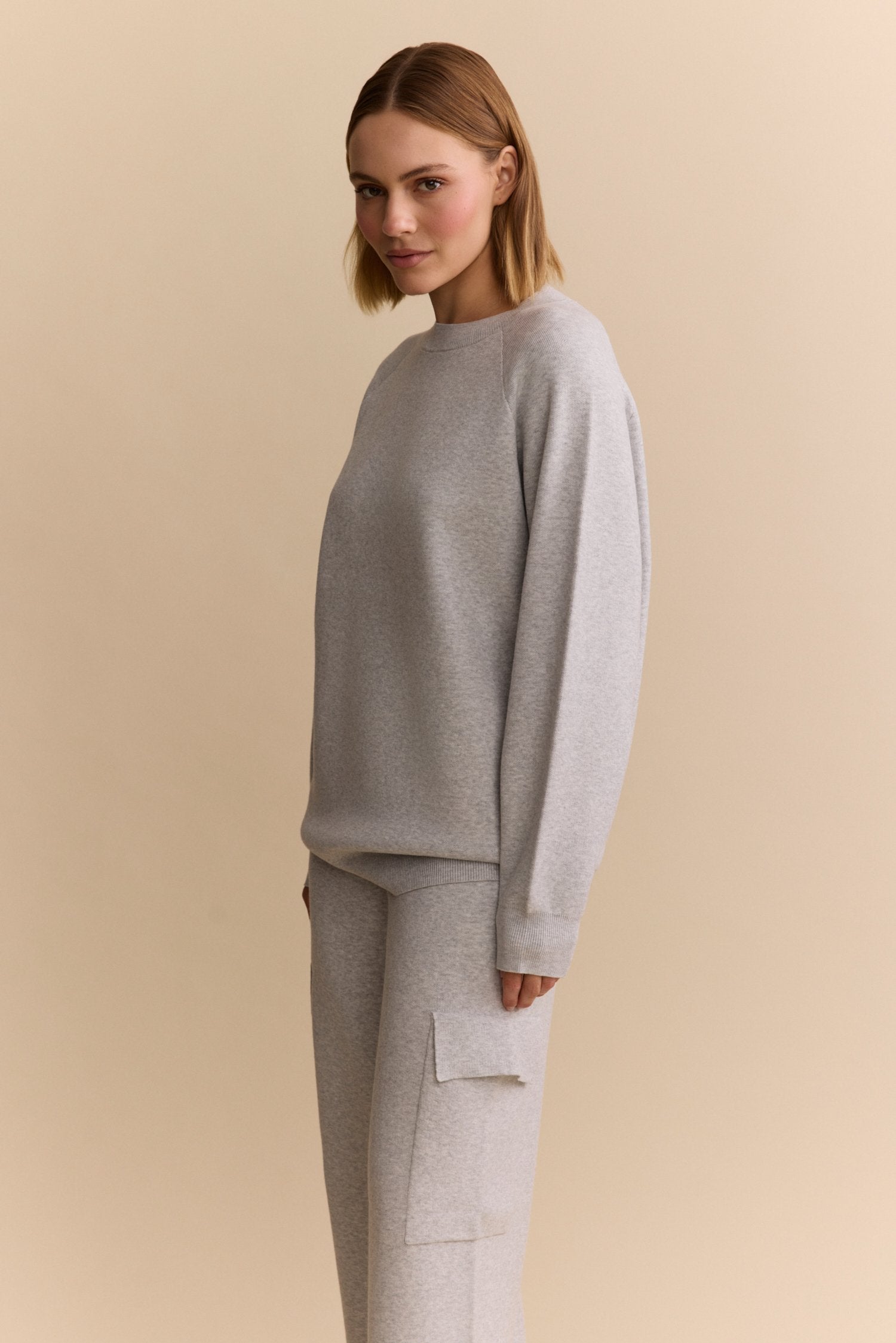 Olly Cargo Pants - Grey Melange