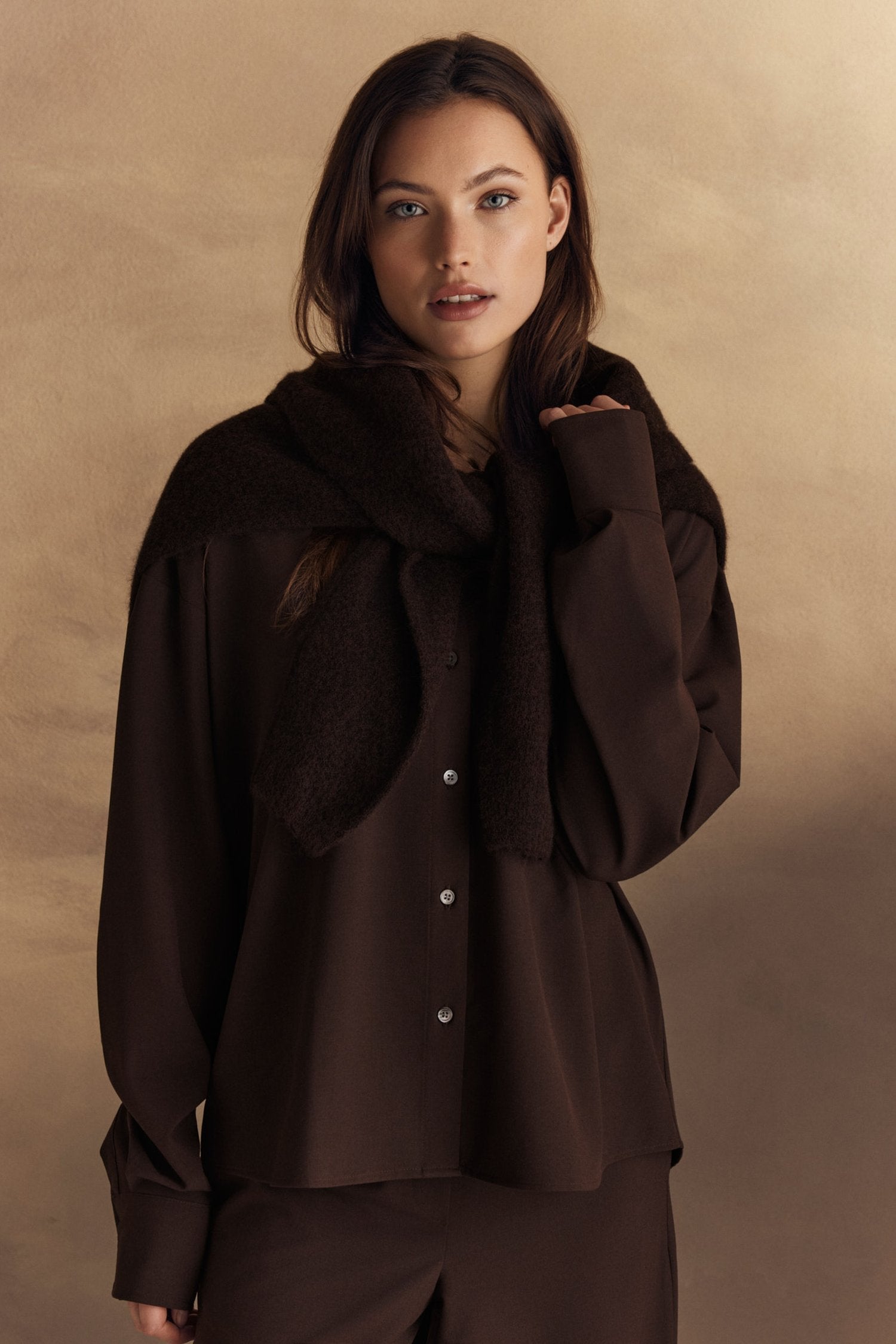 Lisa Blouse - Dark Espresso