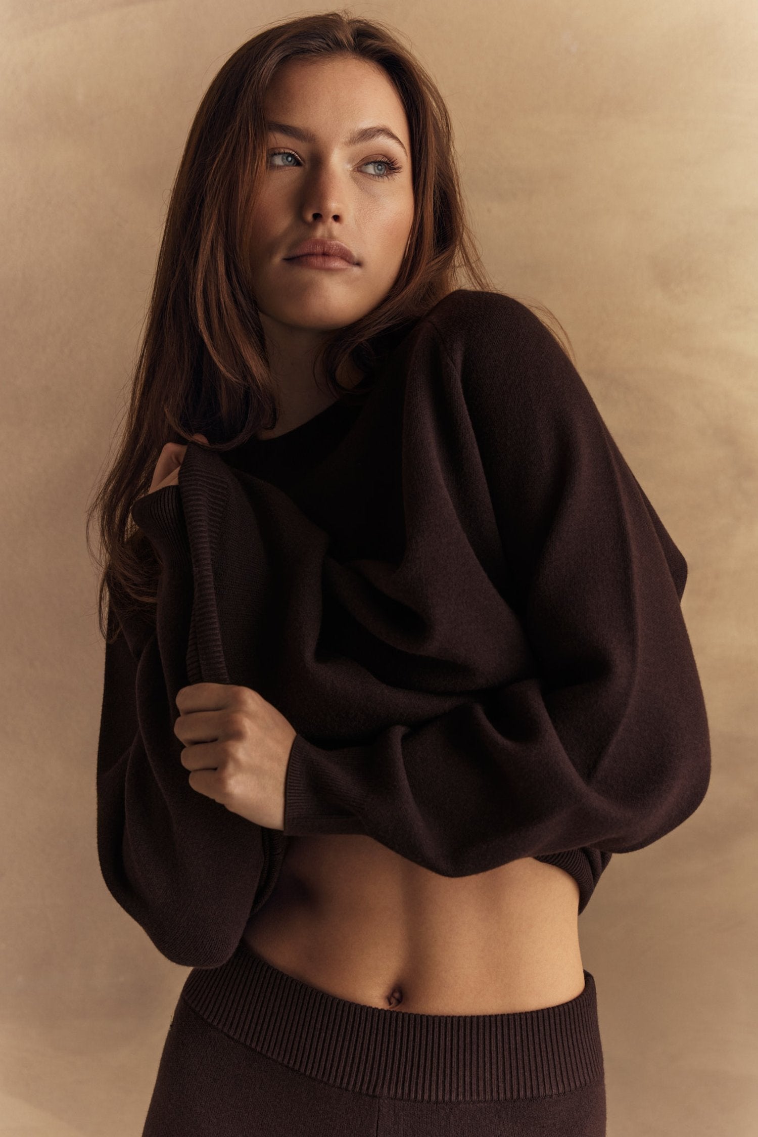 Olly Oversized Sweater -  Dark Espresso