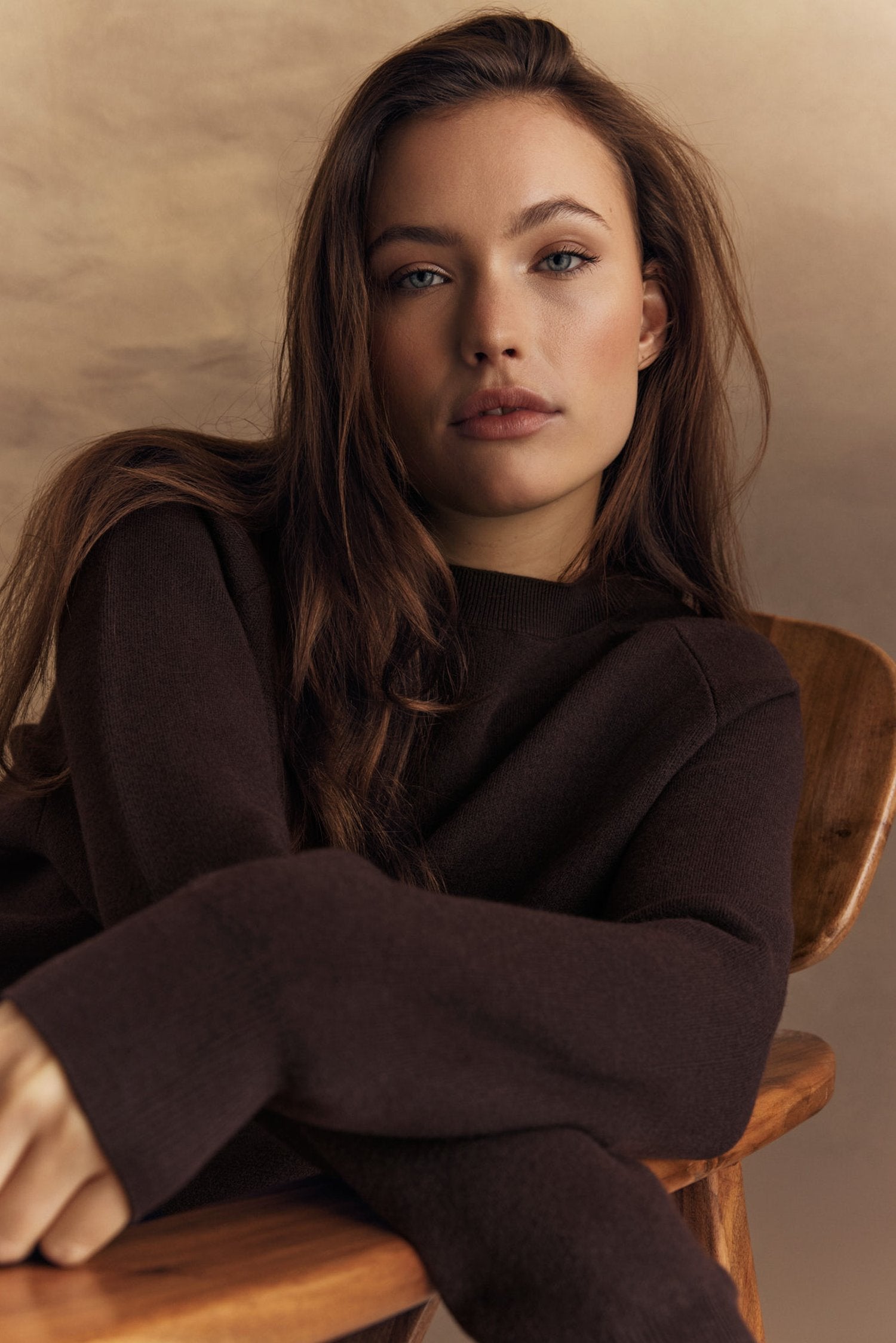 Olly Oversized Sweater -  Dark Espresso