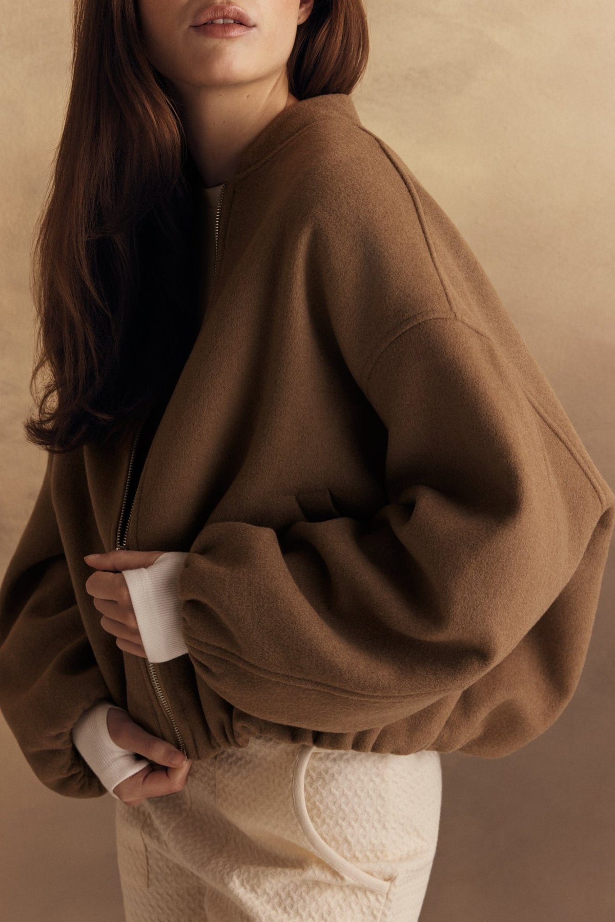 Jim Oversized Bomber - Dark Espresso