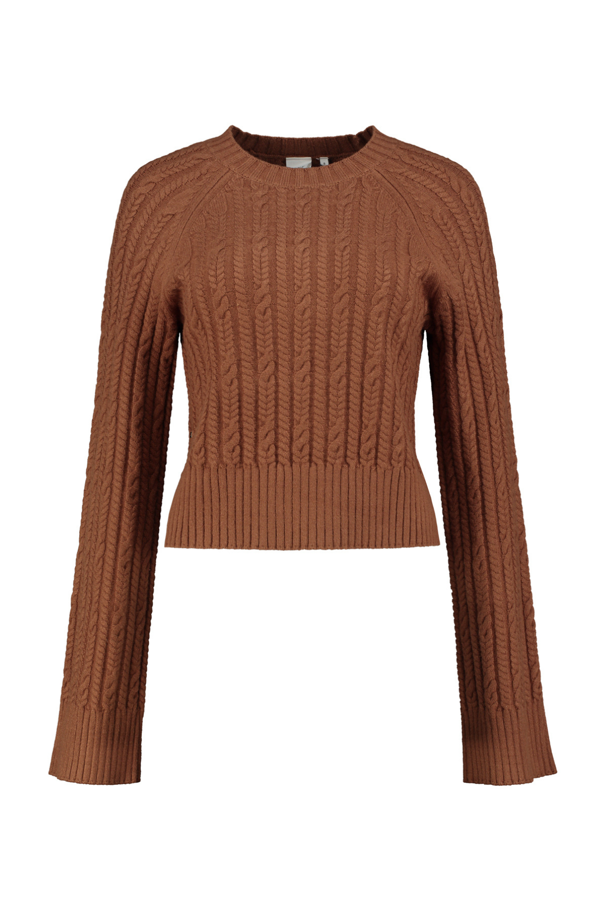 BLAKE cable knit crewneck sweater - Nuthatch
