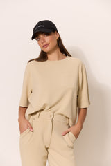 FOREST ESSENTIEL short tee - Brown Rice