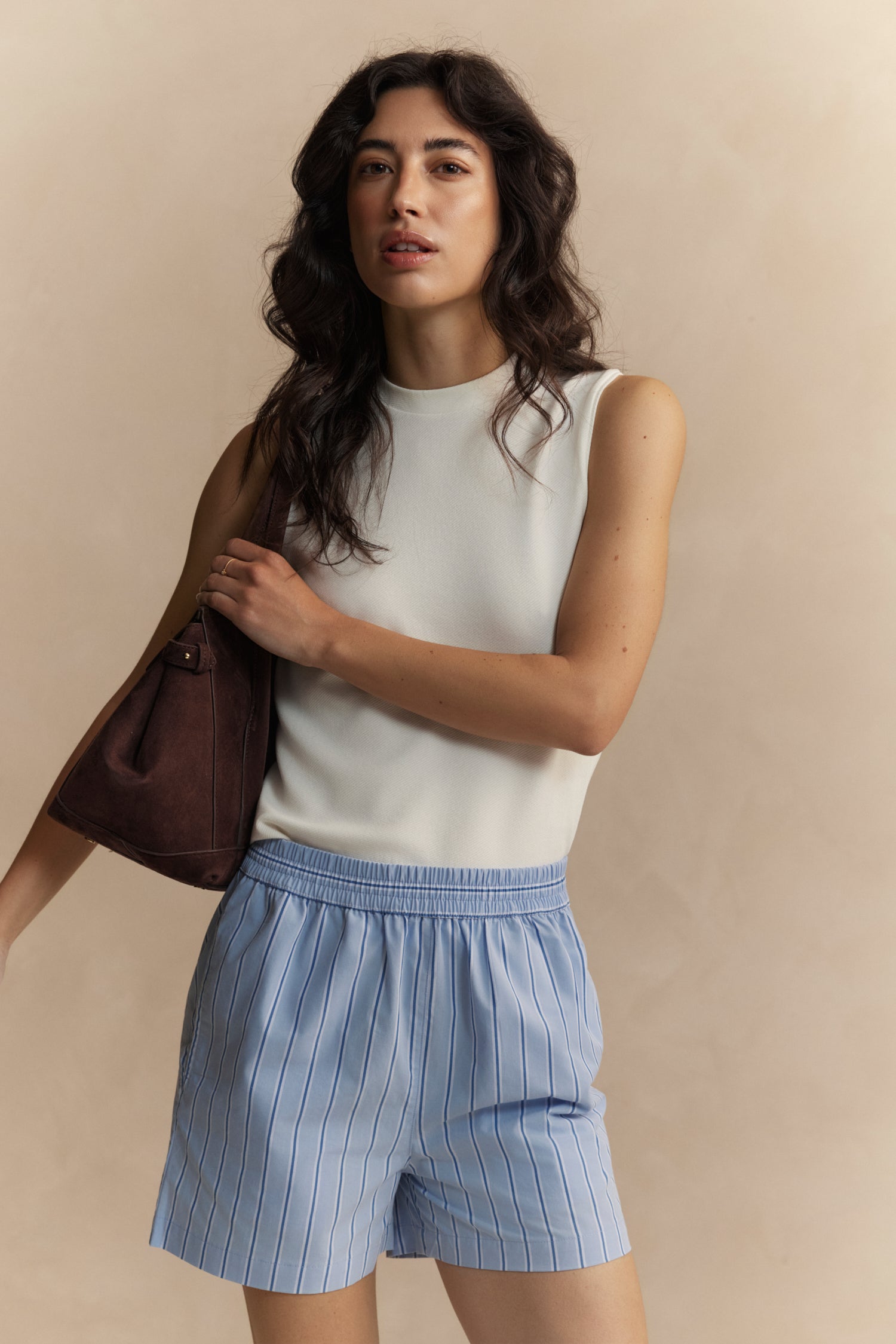 Jada Striped Short - Brilliant Blue