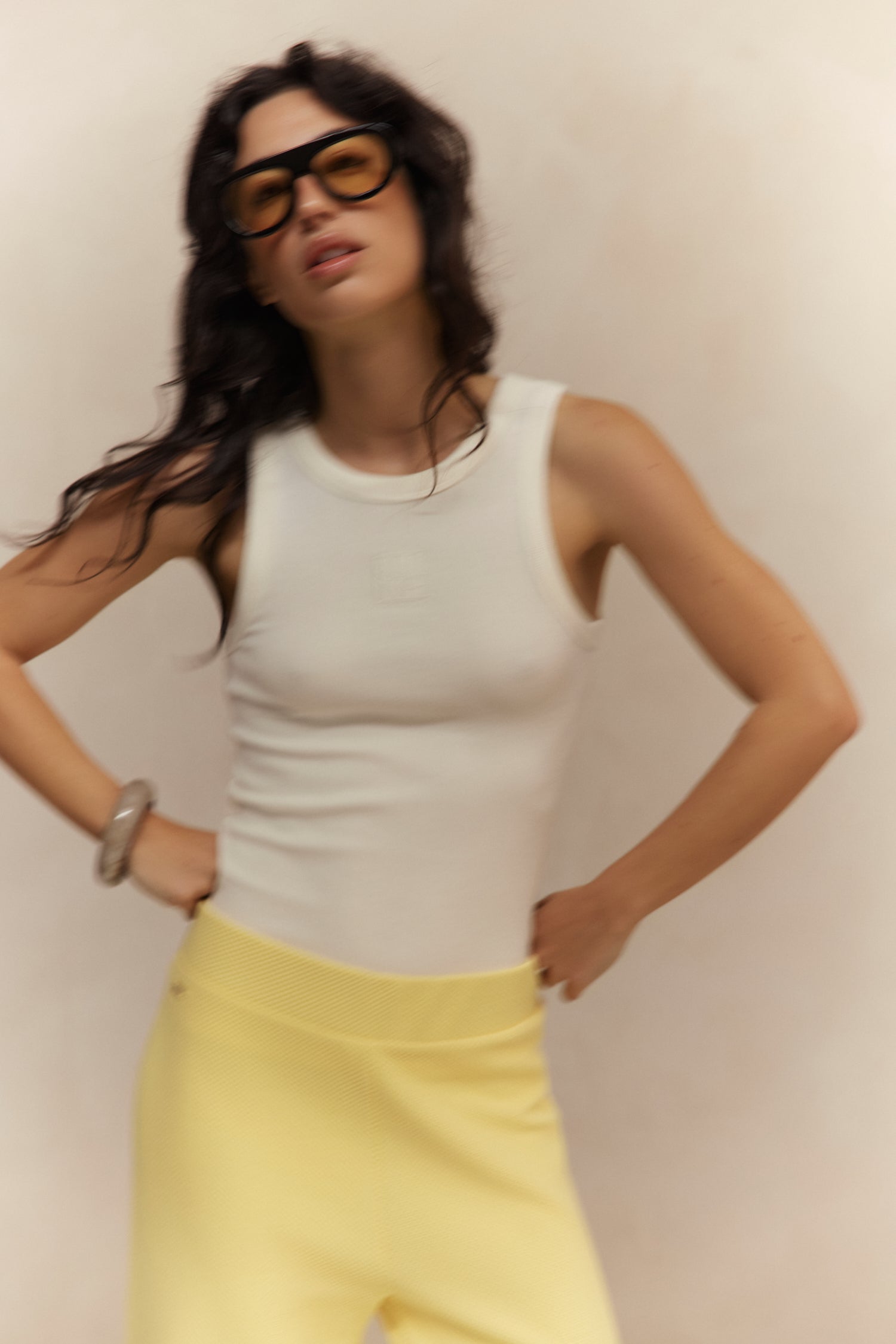 Mila Logo Soft Tanktop - Marshmellow