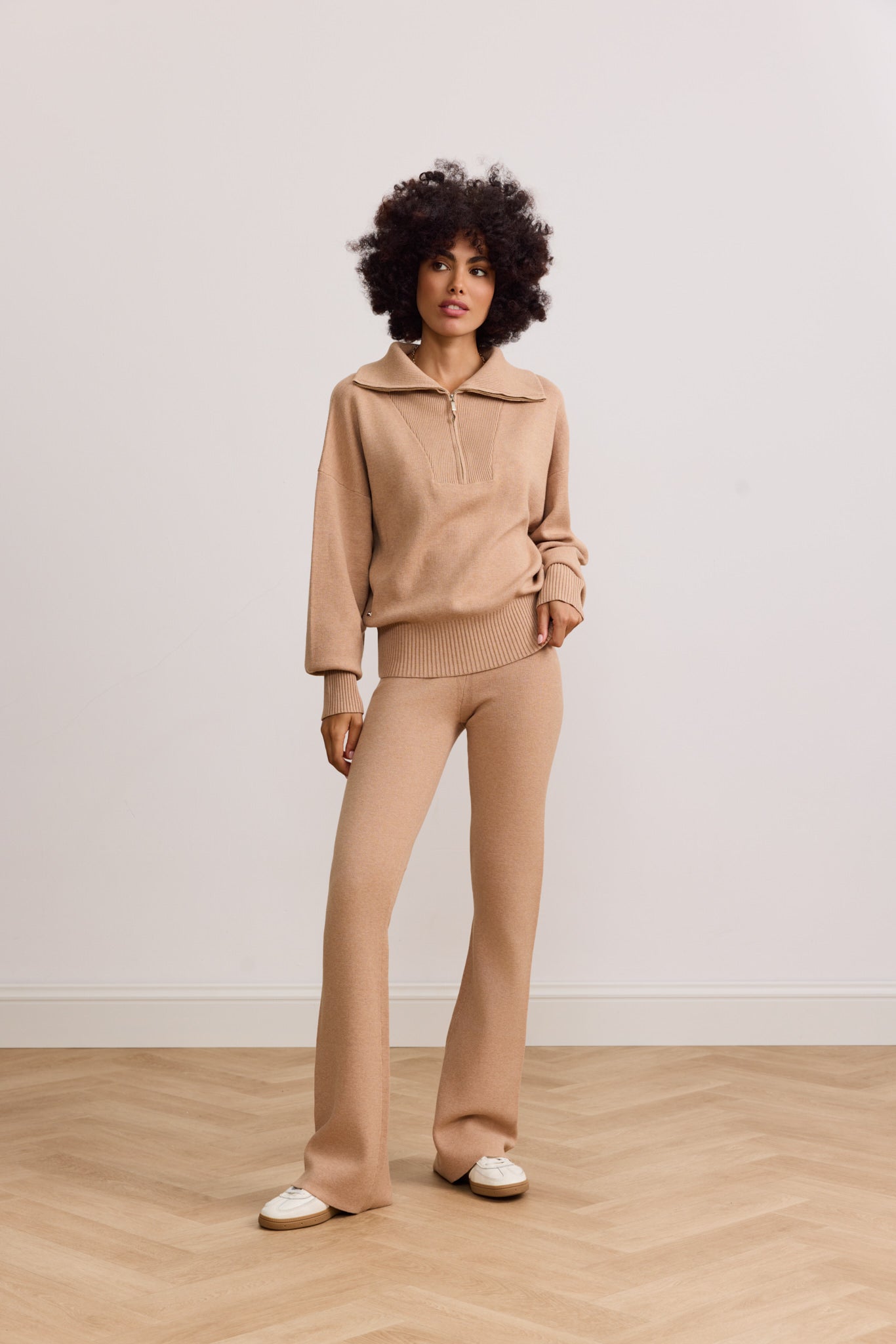 OLLY Flare pants - Camel