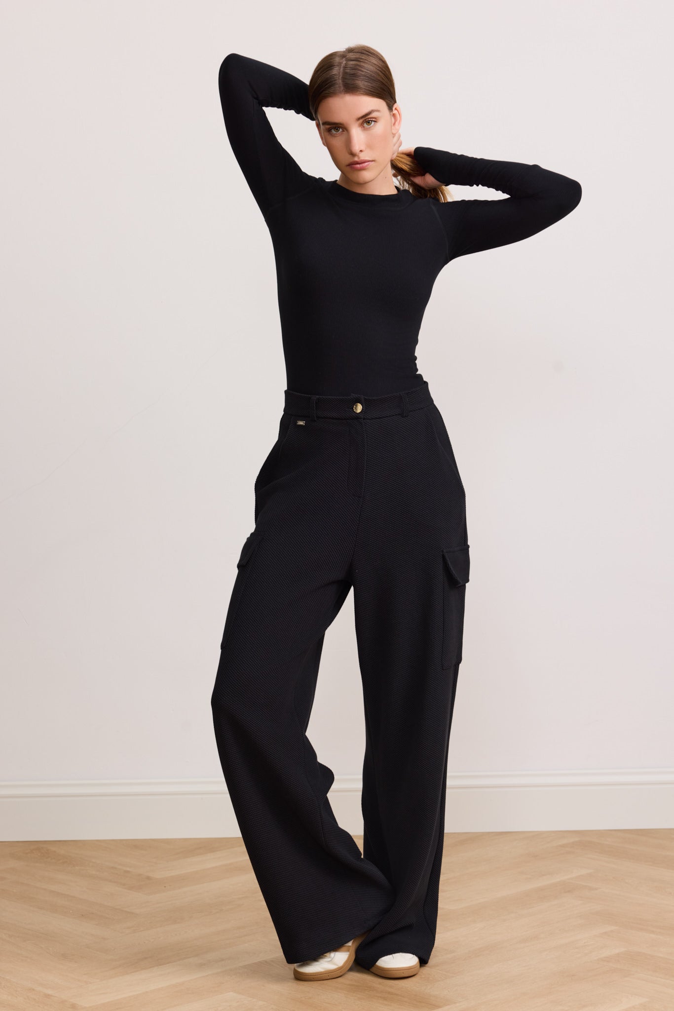 MOON CLASSIC flared pants - Black