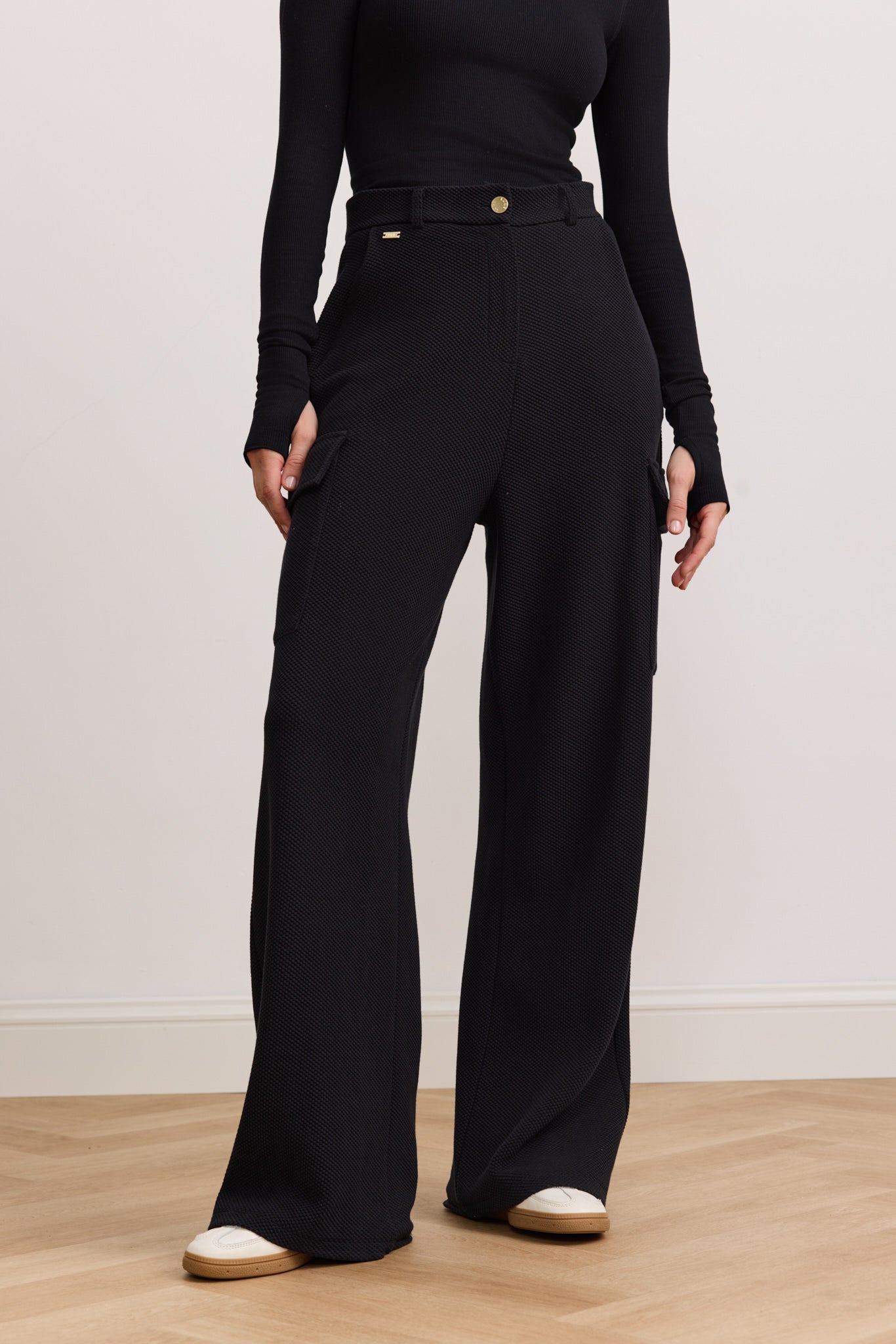 MOON CLASSIC flared pants - Black