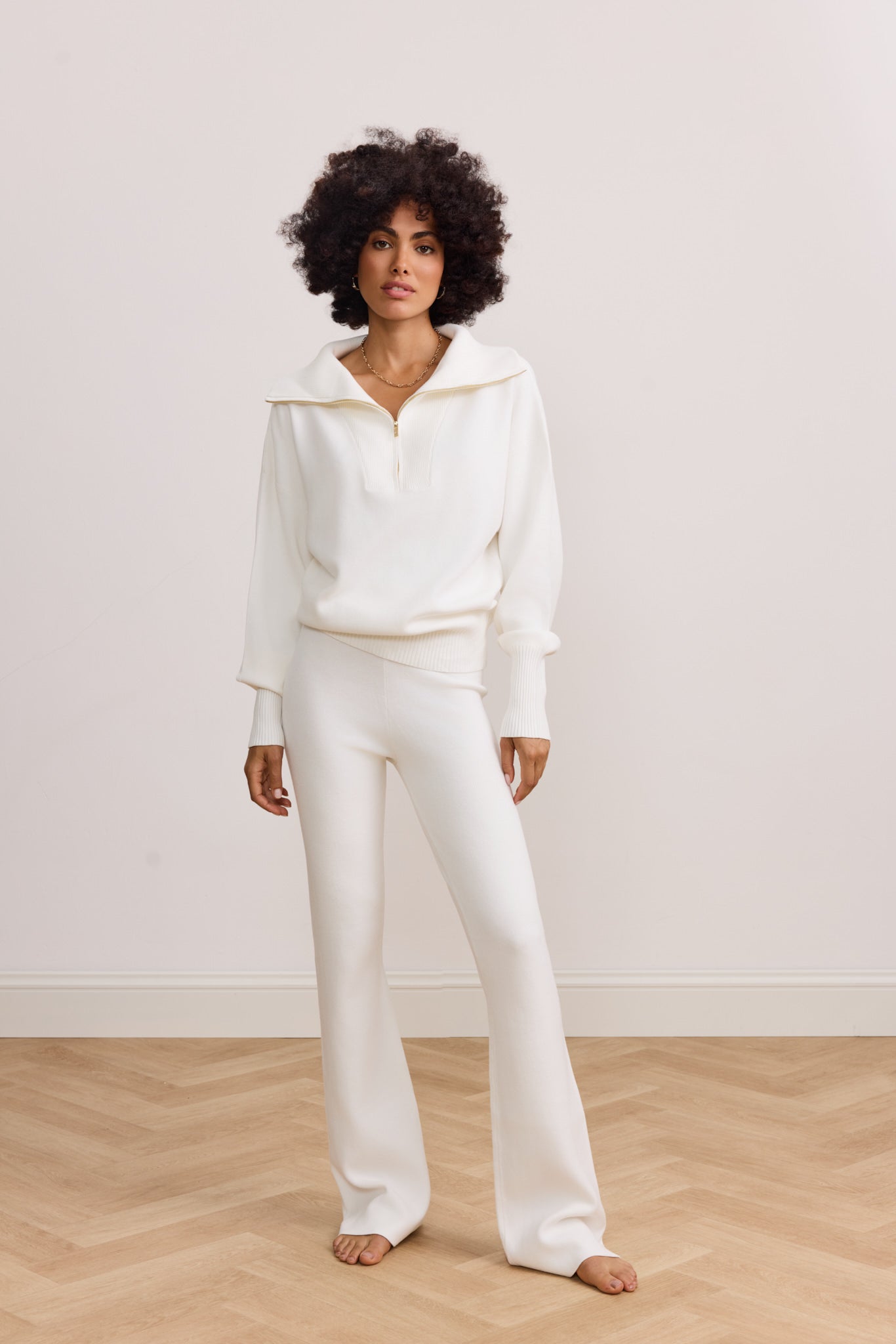 OLLY Flare pants - Marshmellow