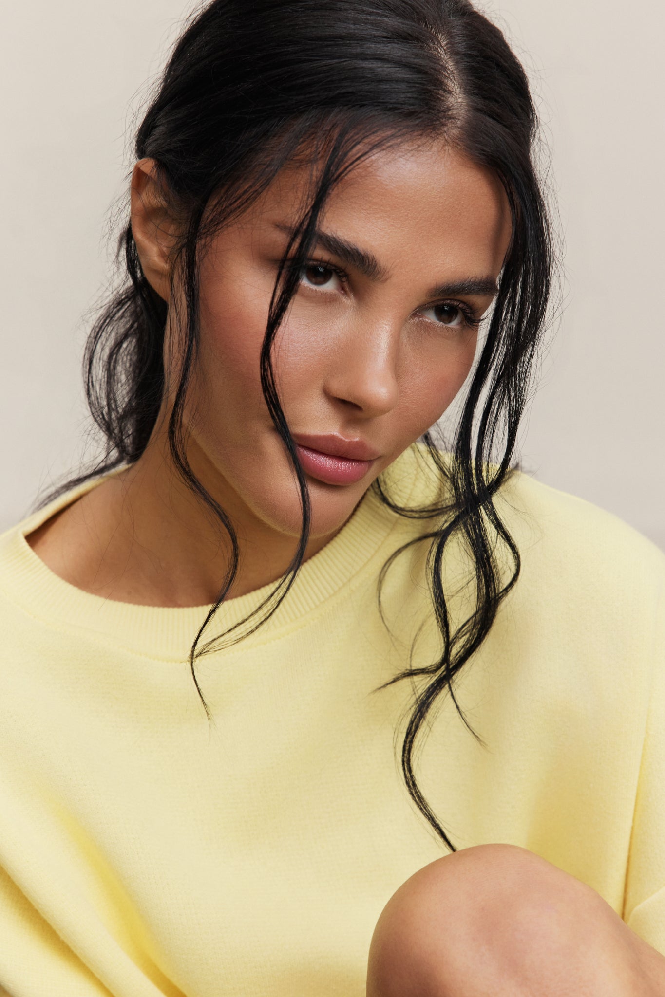 Amelia Crewneck Sweatshirt - Vanilla