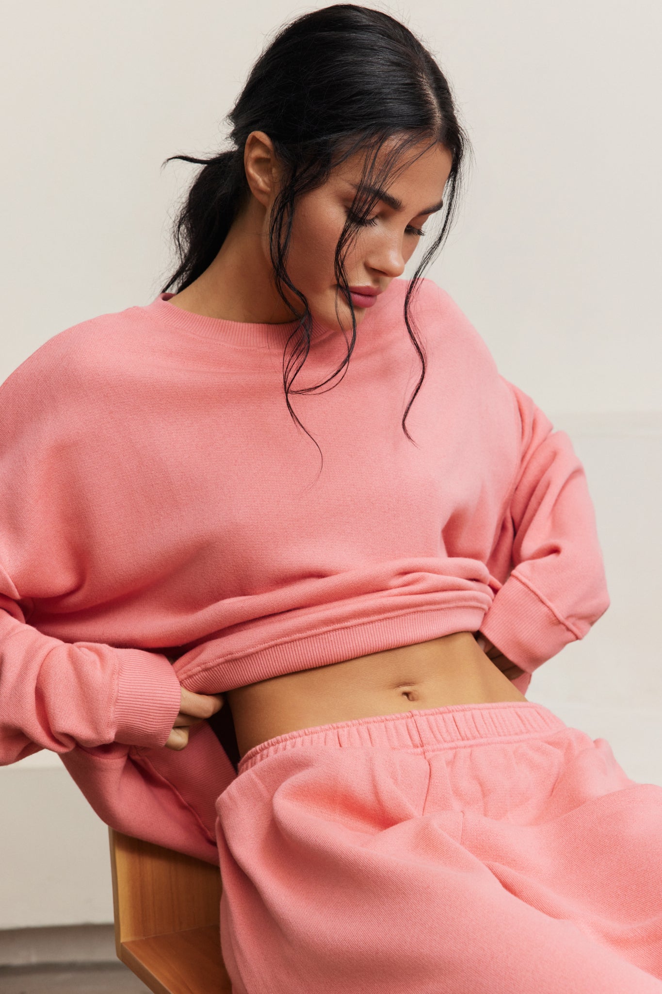 Amelia Straight Leg Pants - Grapefruit