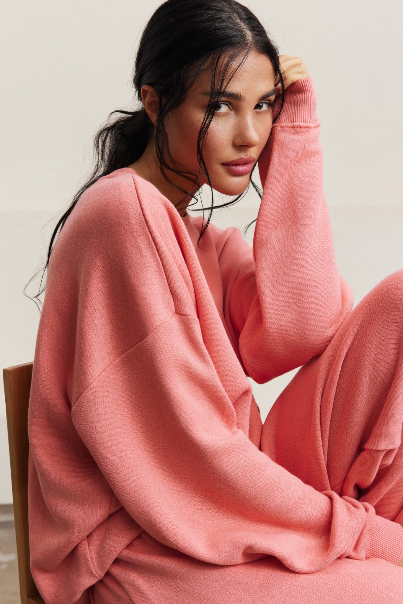 Amelia Crewneck Sweatshirt - Grapefruit