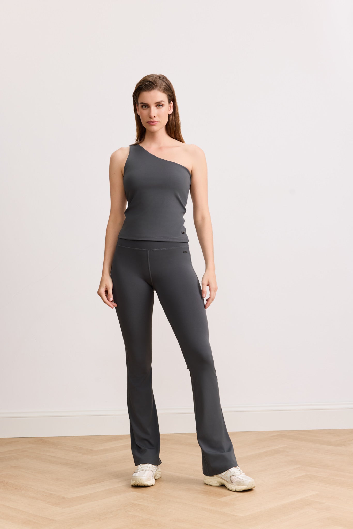 SIENNA SHAPE flared pants - Dark Grey