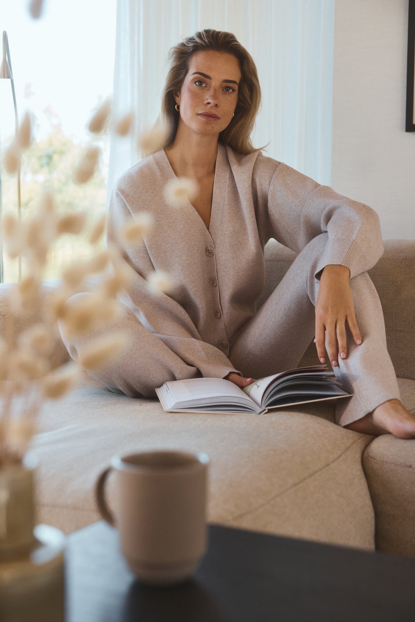 Olly Cardigan - Feather Grey