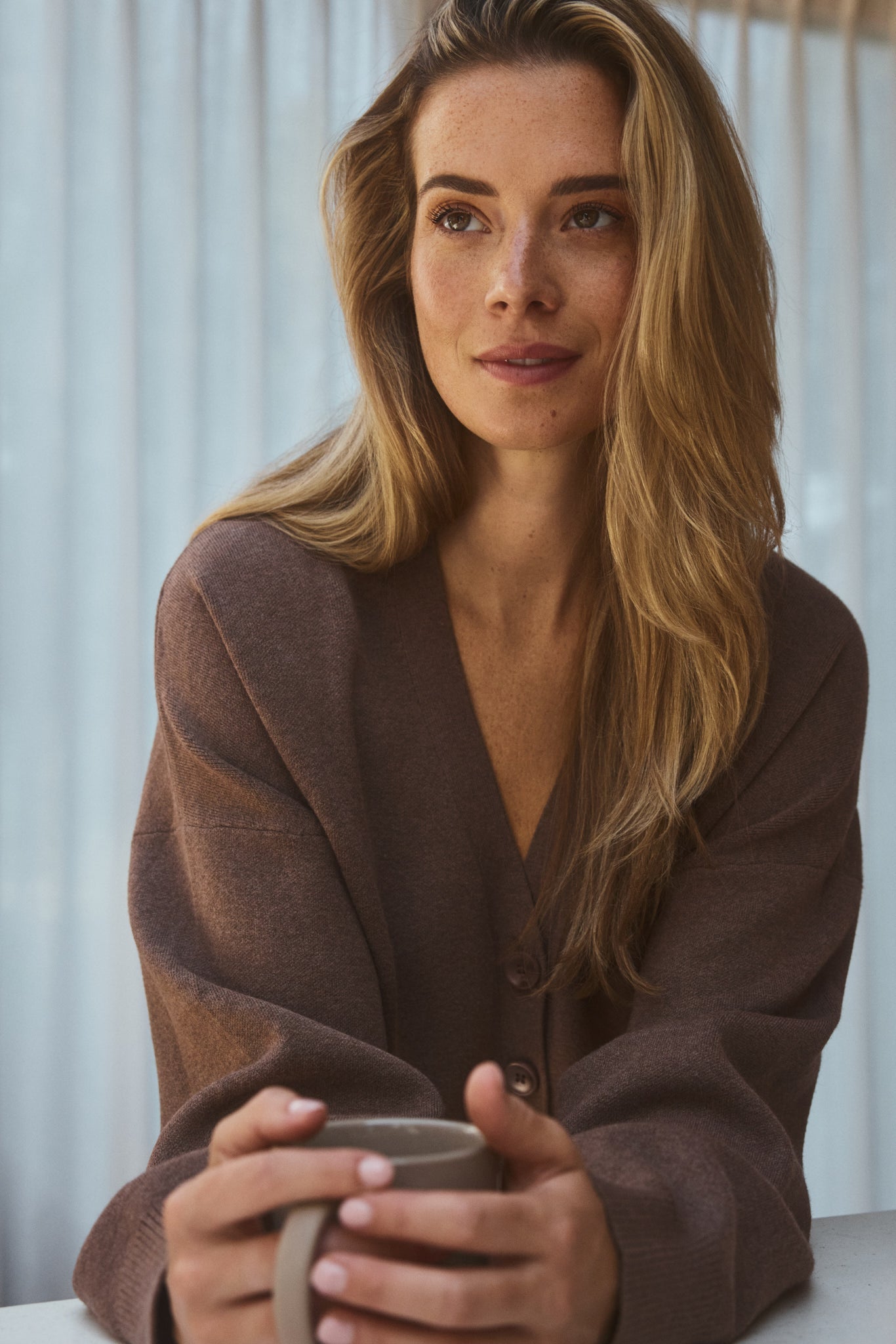 Olly Cardigan - Brown