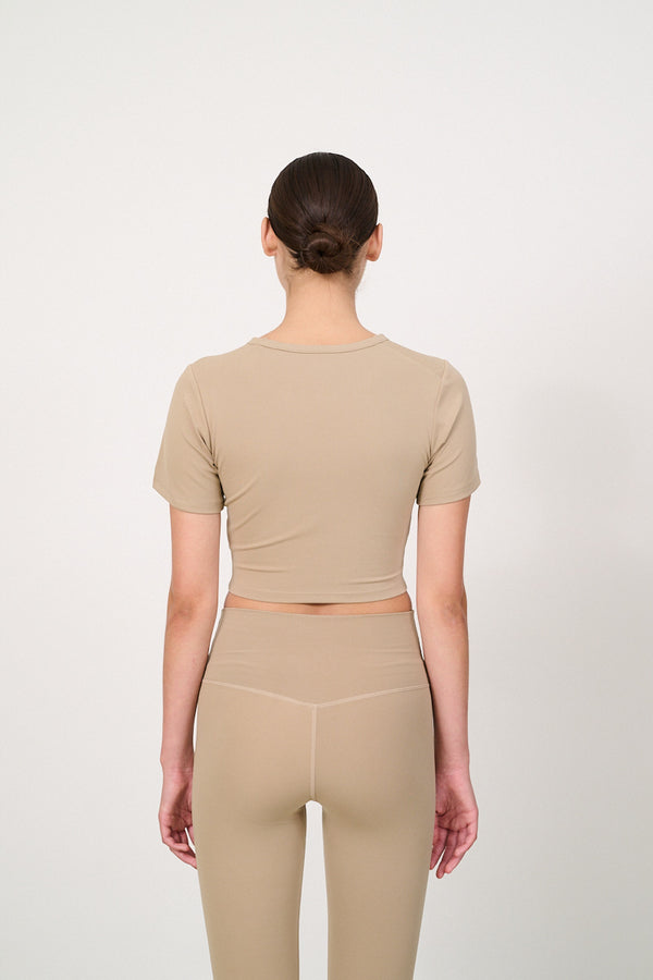 RIVER LIFT short tee - Dune