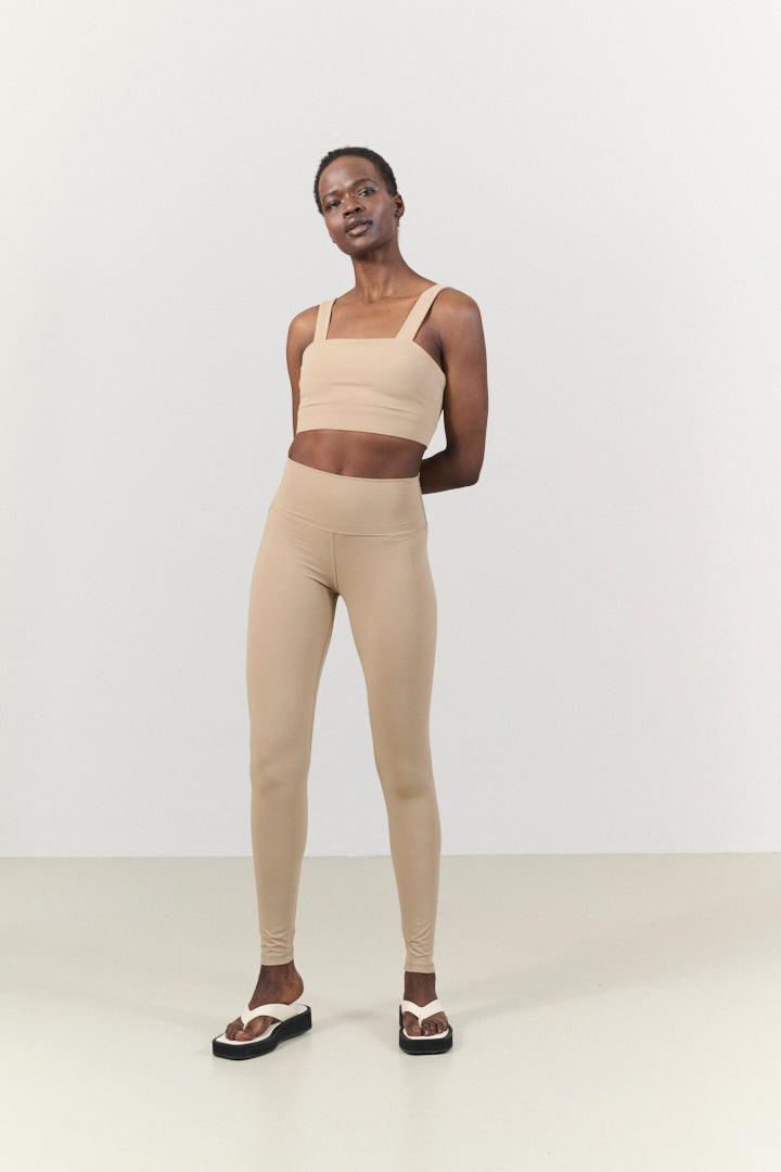RIVER LIFT square neck bra - Dune