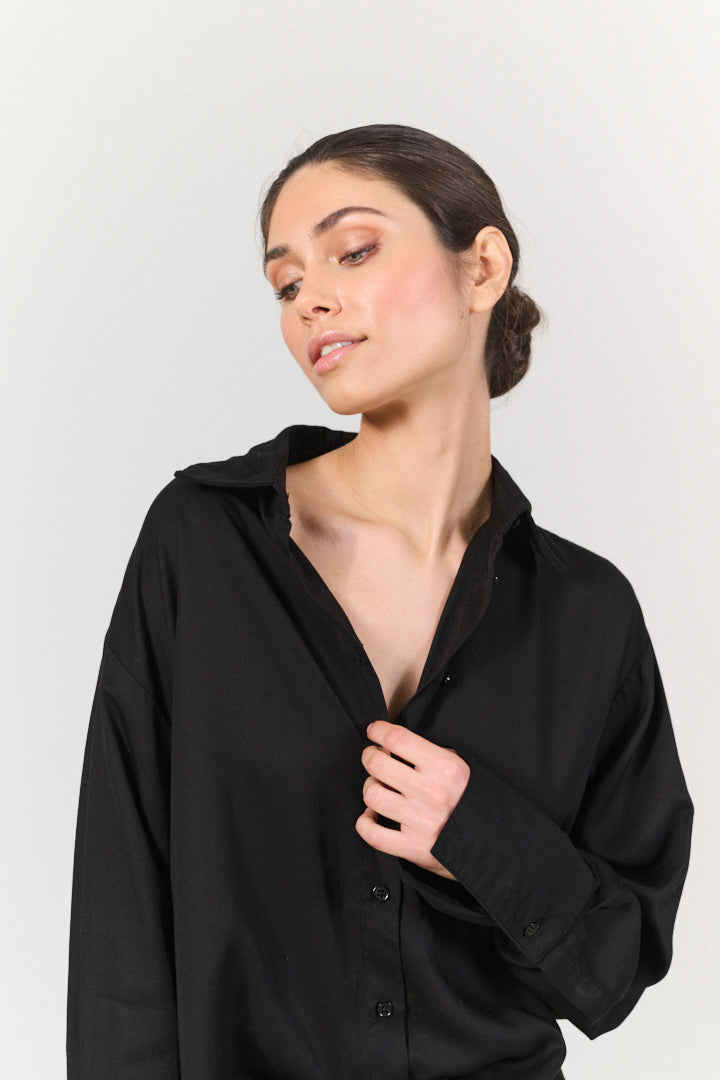 CHLOE oversized blouse - Black