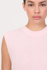 STELLA sleeveless top - Mauve Chalk